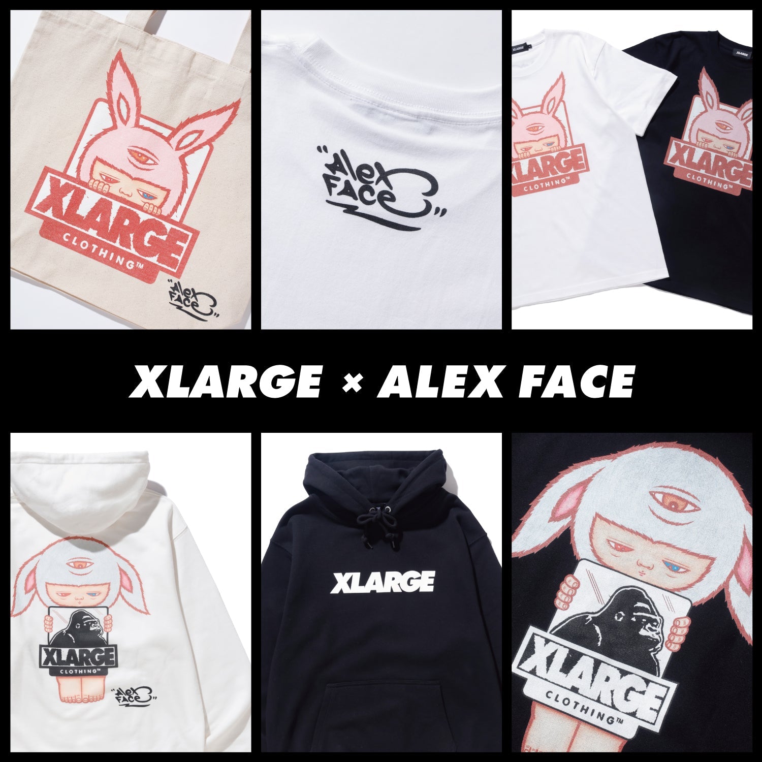 XLARGE × ALEX FACE – calif