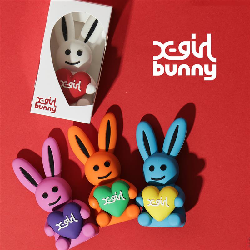 X-girl 店舗NEWS｜X-girl STOREにて、MILLS LOGO HEART HOLDING BUNNY