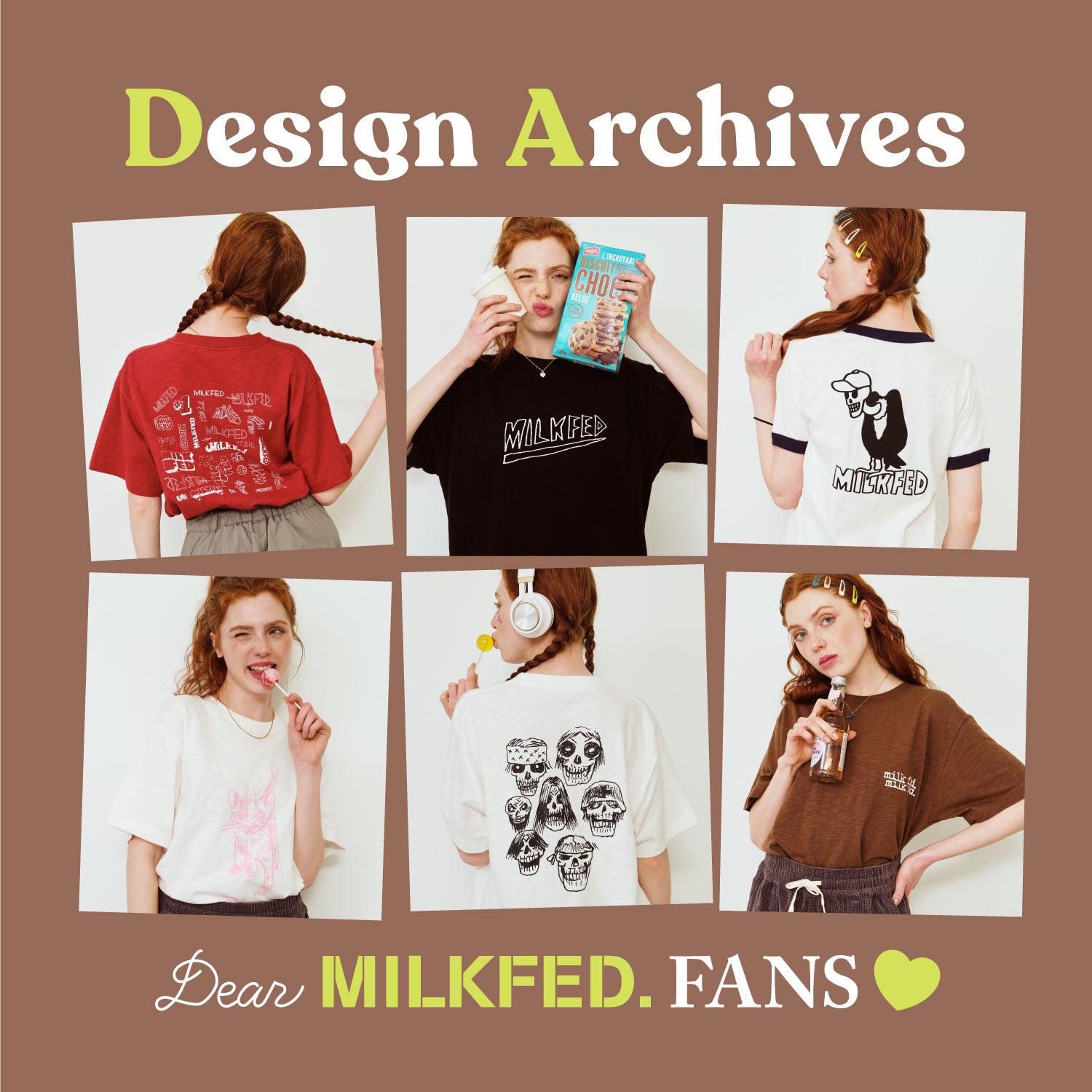 Dear MILKFED. Fans♡ Design Archives！