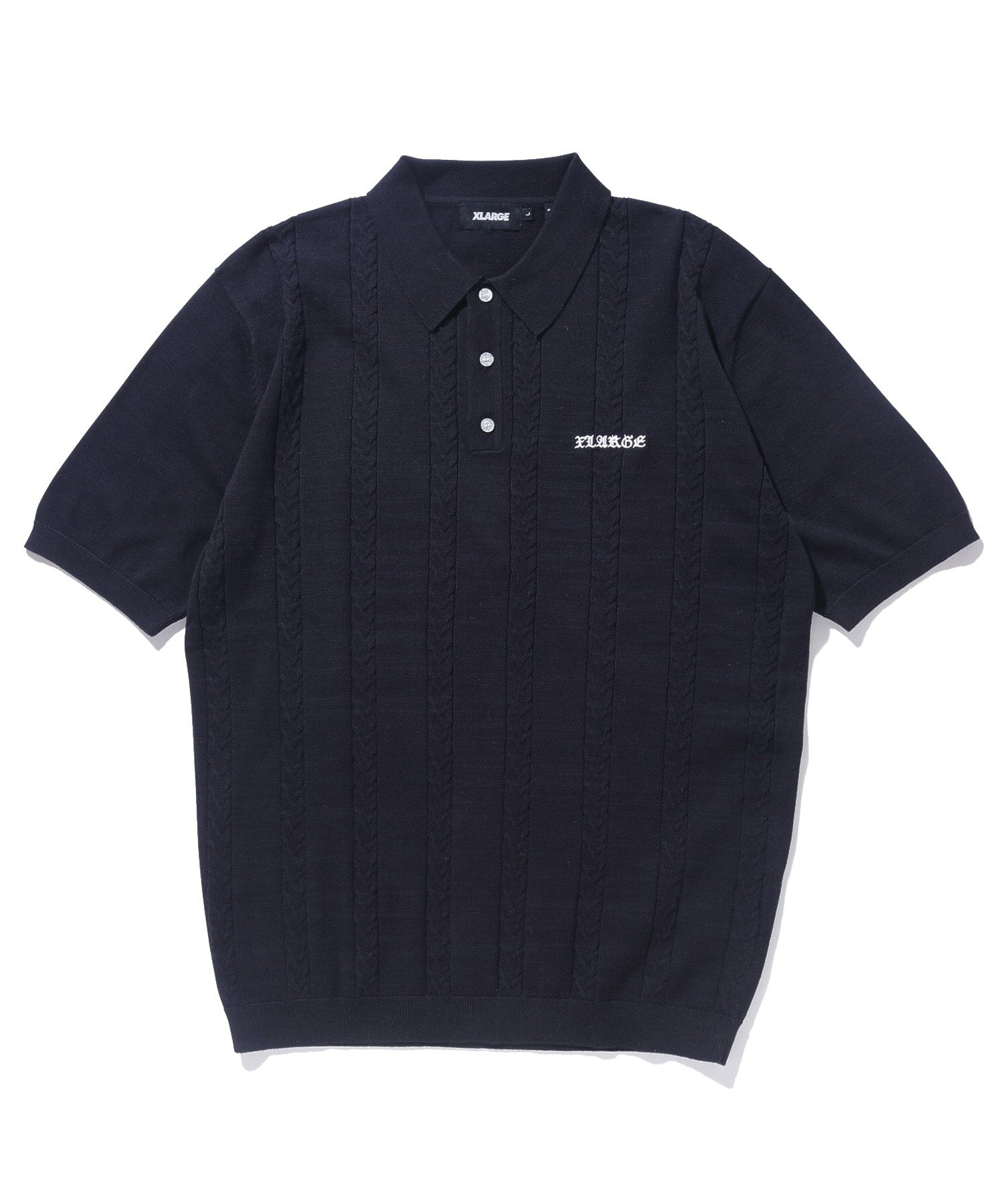 EMBROIDERED LOGO KNIT POLO SHIRT