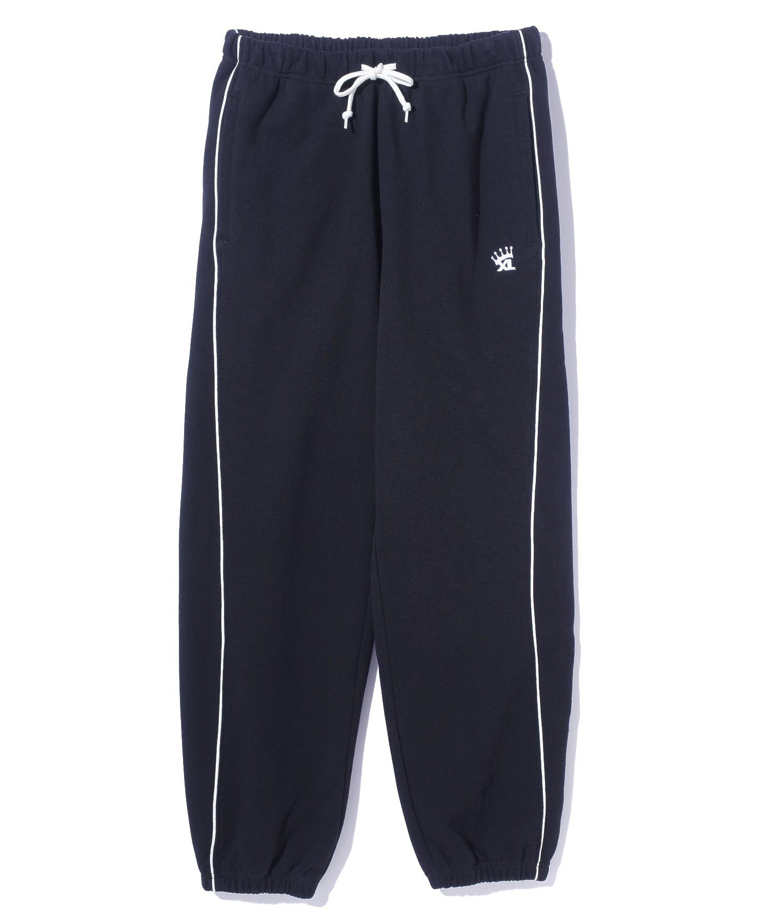 EMBROIDERED LOGO PIPING SWEATPANTS XLARGE – calif