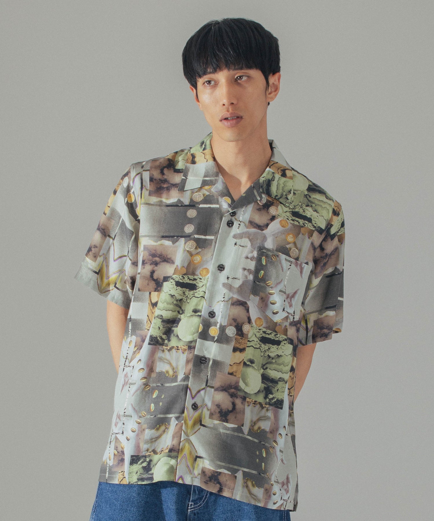 BAL/バル/COLLAGE LYOCELL SS SHIRT/BAL-2095 – calif（カリフ）公式サイト