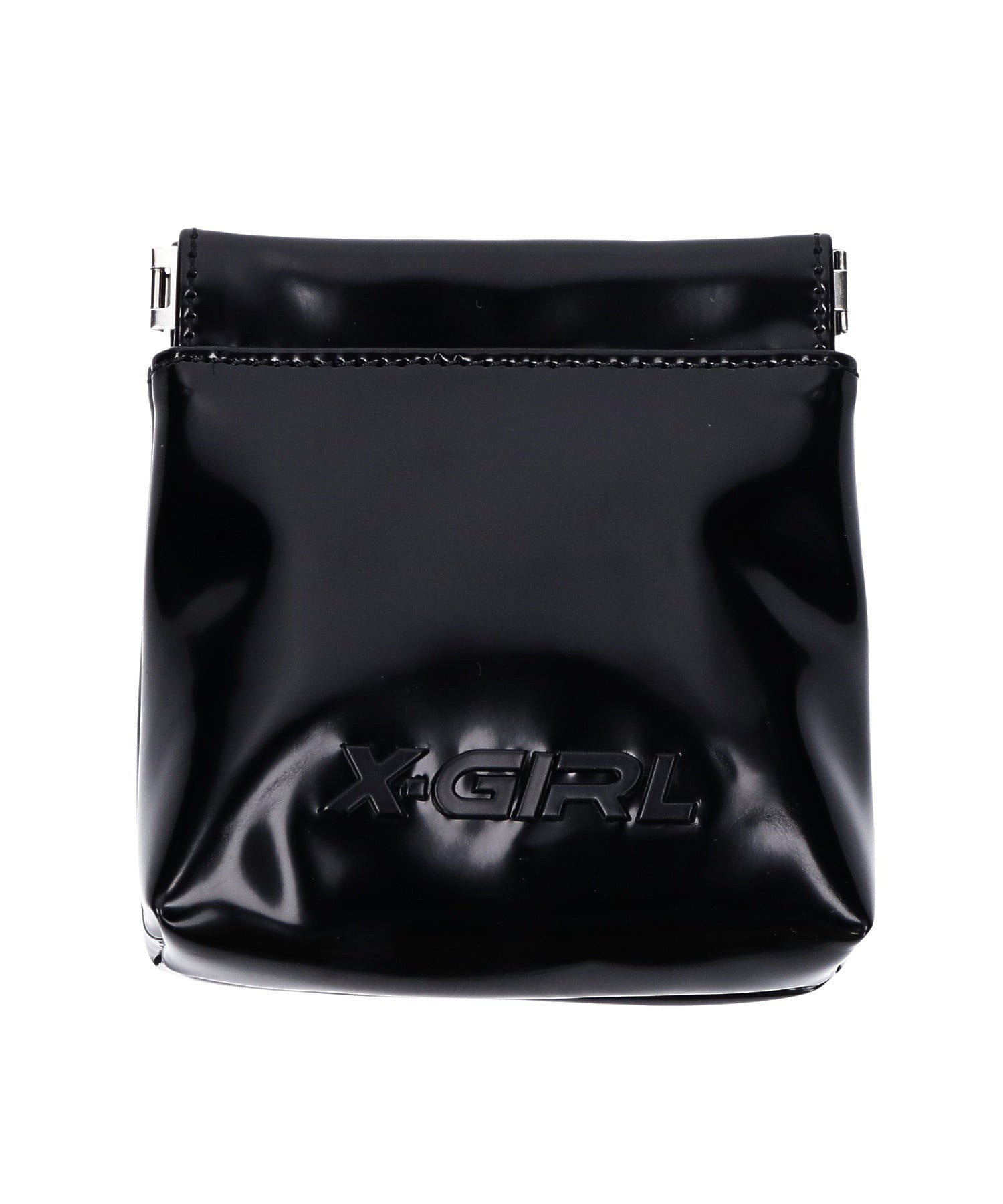FAUX LEATHER LOGO POUCH X-girl