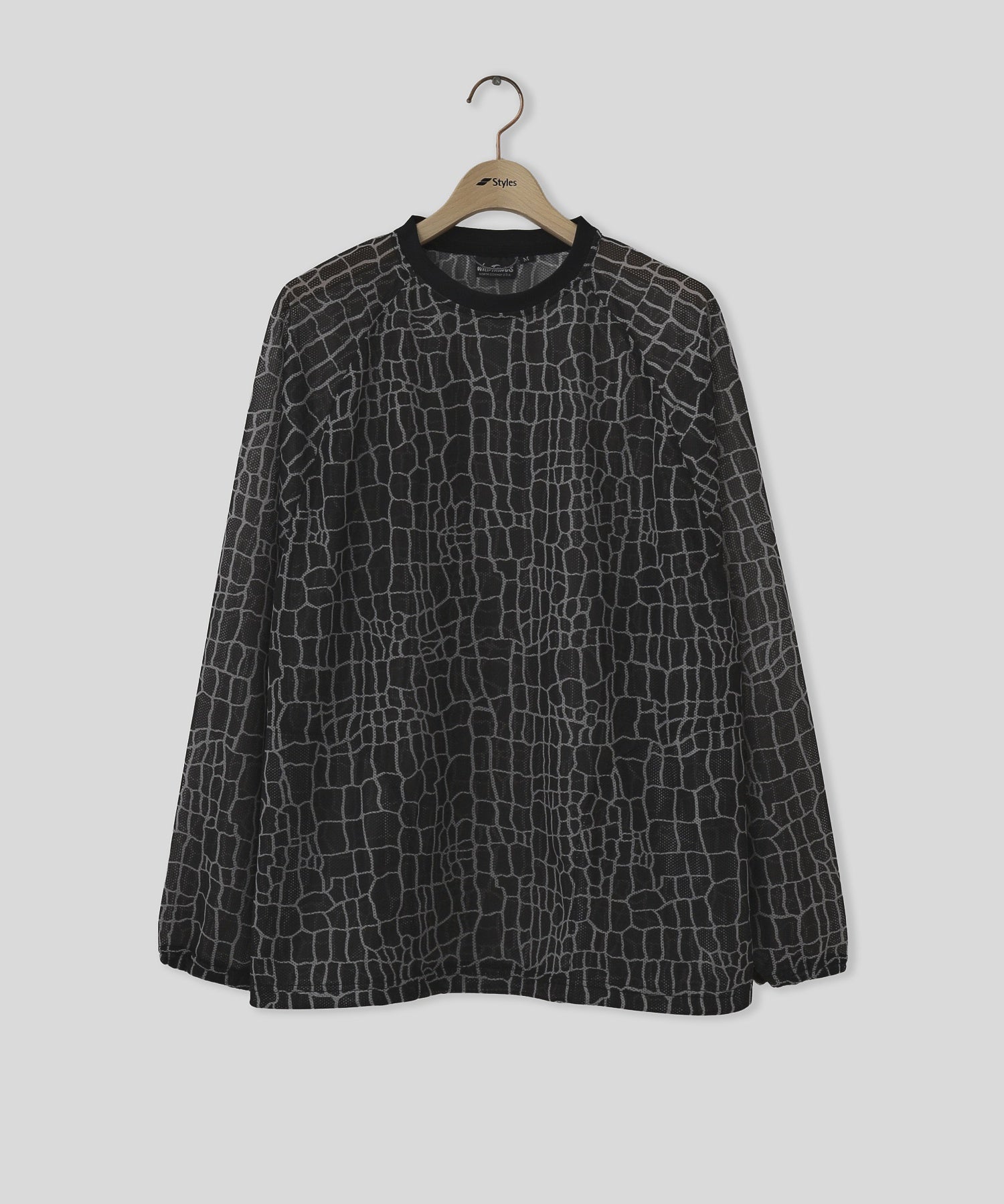 WILDTHINGS/ワイルドシングス/PRINT MESH L/S TEE WT26048SN – calif