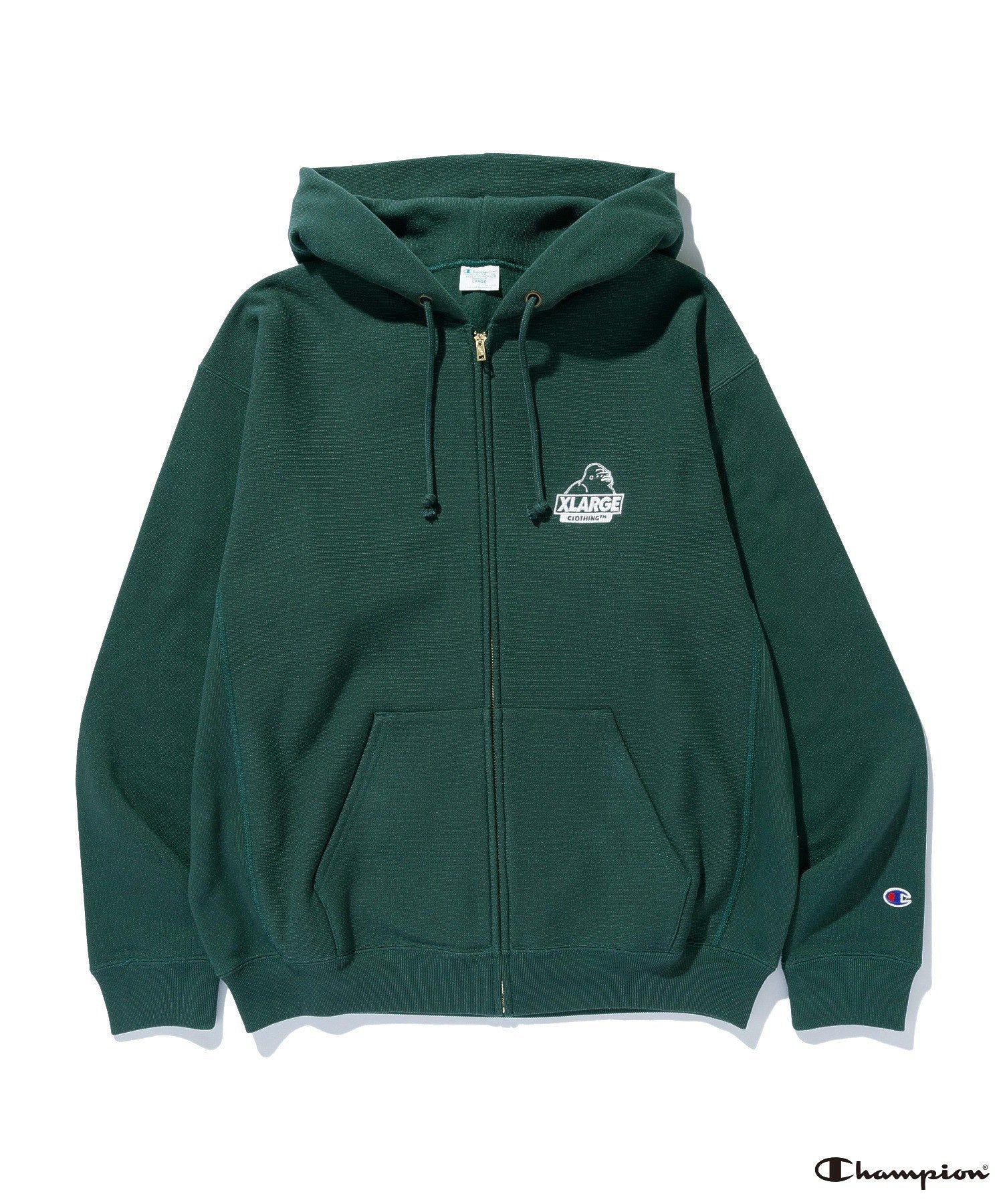 チャンピオン ボロスウェット ジップパーカー XL BORO グランジ XLARGE×Champion REVERSE WEAVE ZIP UP HOODED SWEATSHIRT – calif