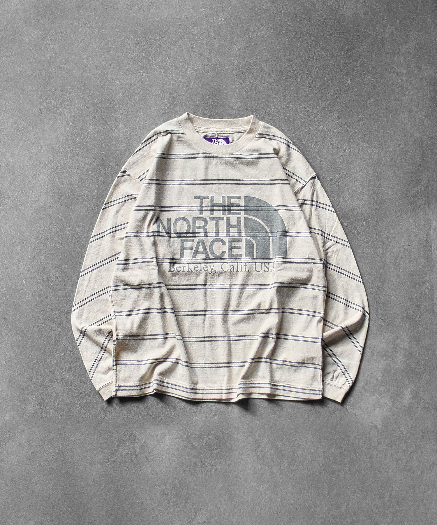 THE NORTH FACE Purple Label/FIELD LONG SLEEVE STRIPED TEE – calif
