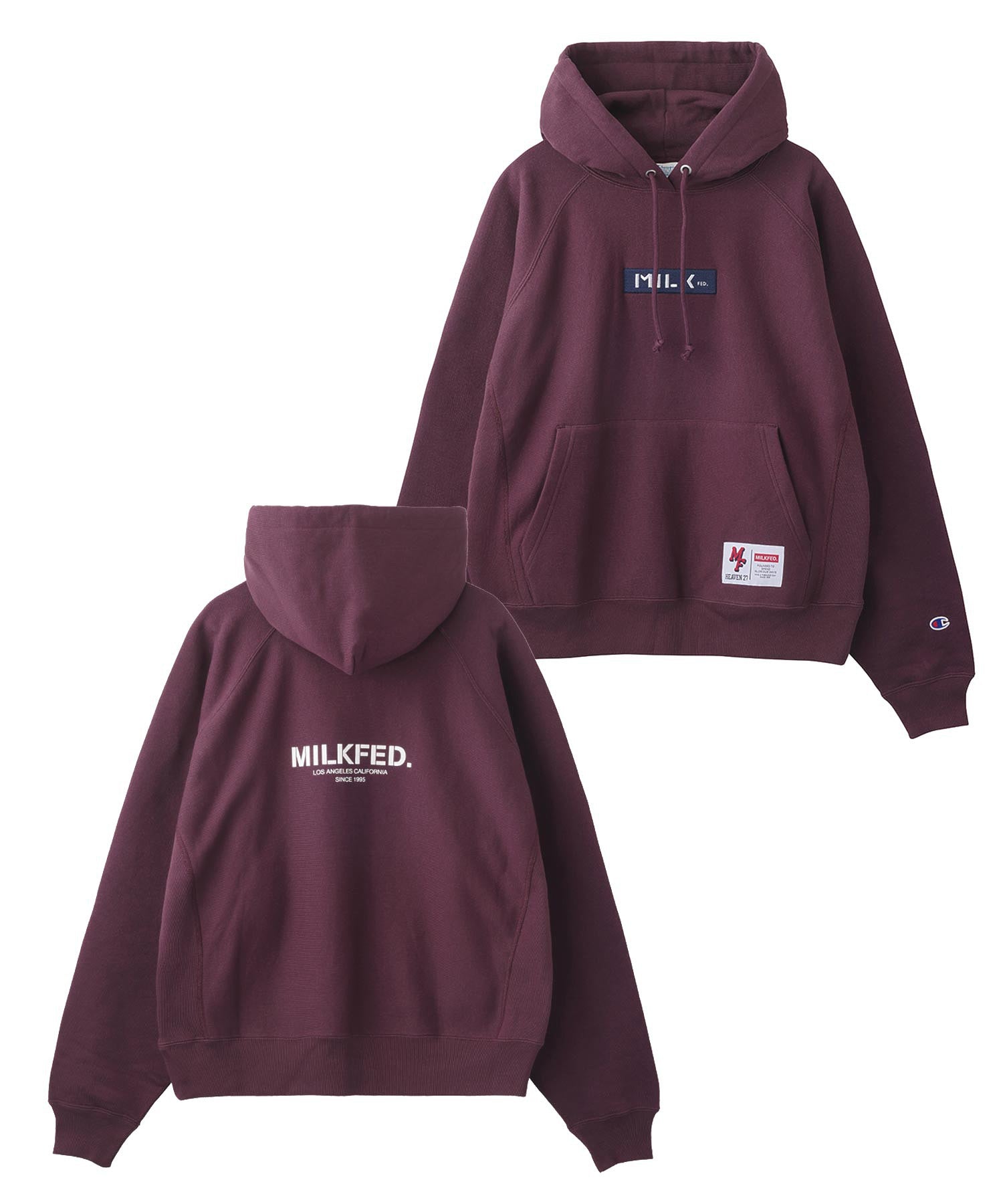 MILKFED.ⅹCHAMPION SWEAT HOODIE – calif