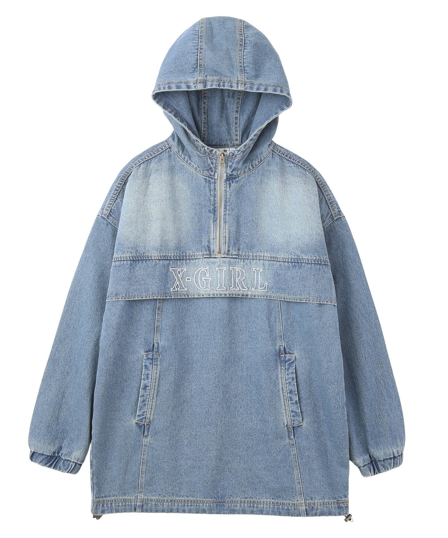 Xgirlフード付きデニムワンピース 120 X-girl / DENIM ANORAK DRESS – calif（カリフ）公式サイト