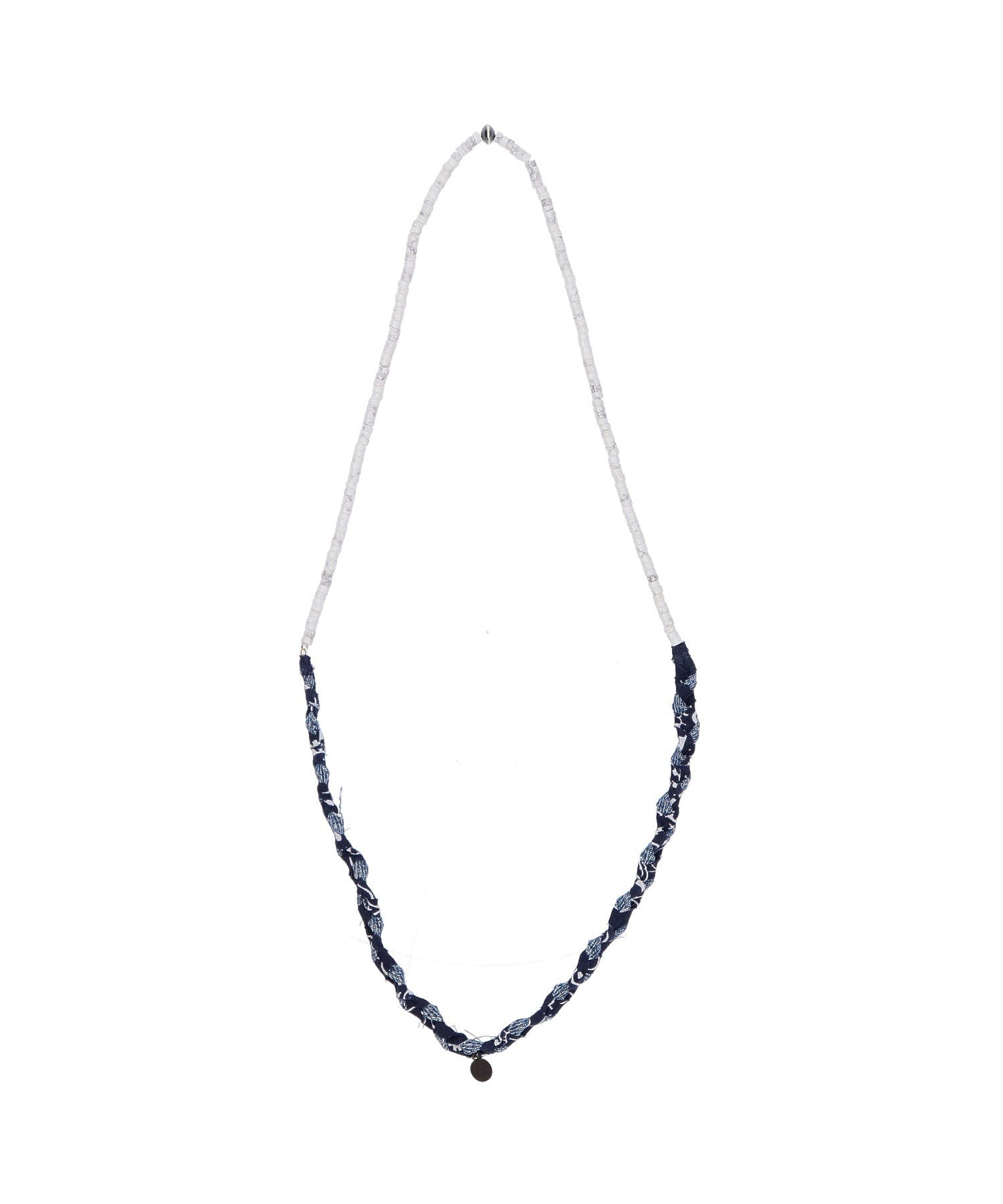 MIKIA/ミキア/vintage denim bandana necklace howlite/223-M-008182-01