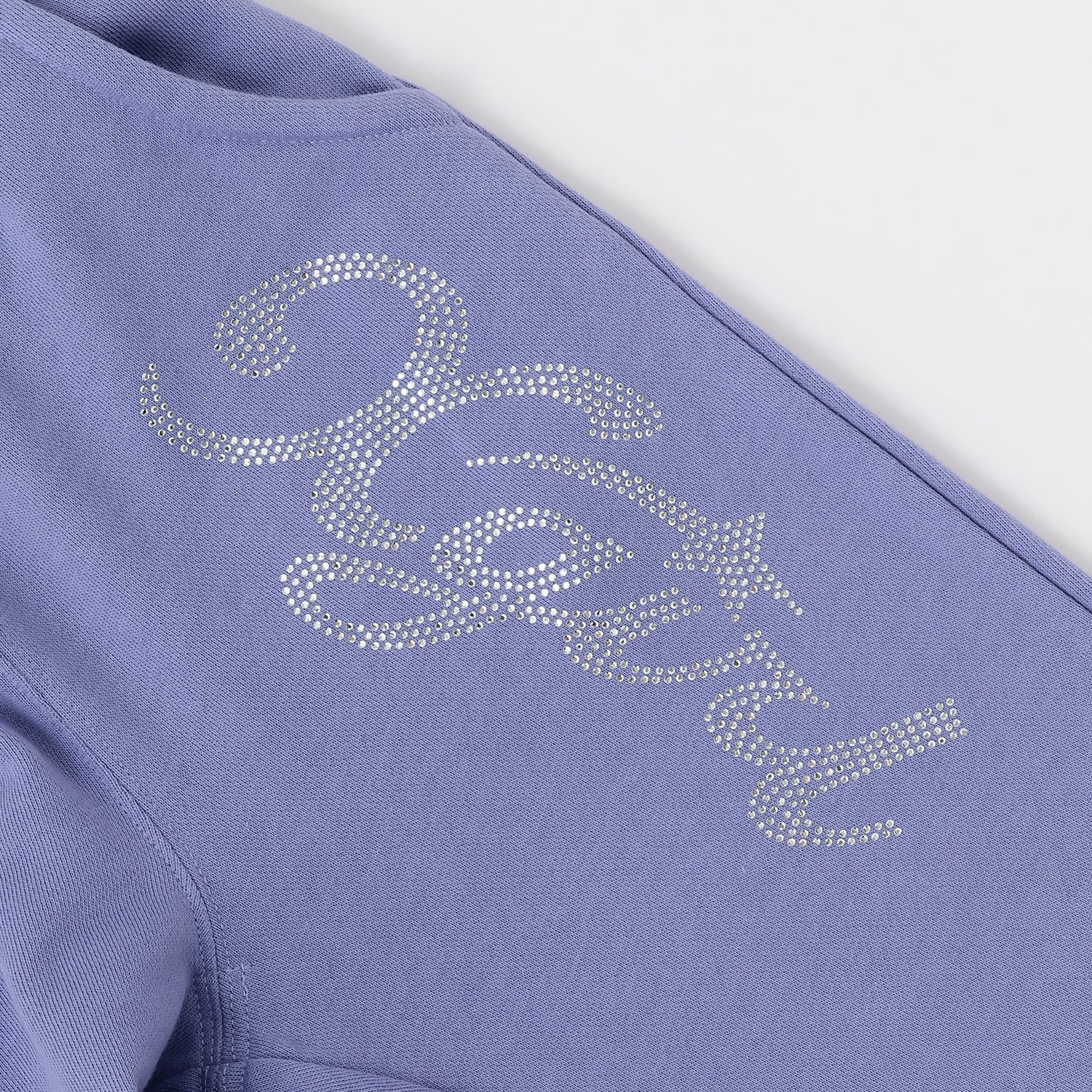 ラインストーンロゴスウェットパンツ