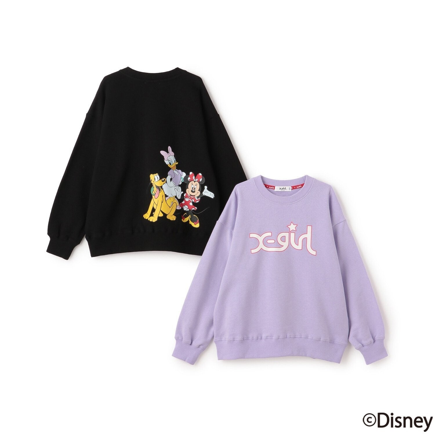 【DISNEY】バックプリントトレーナー