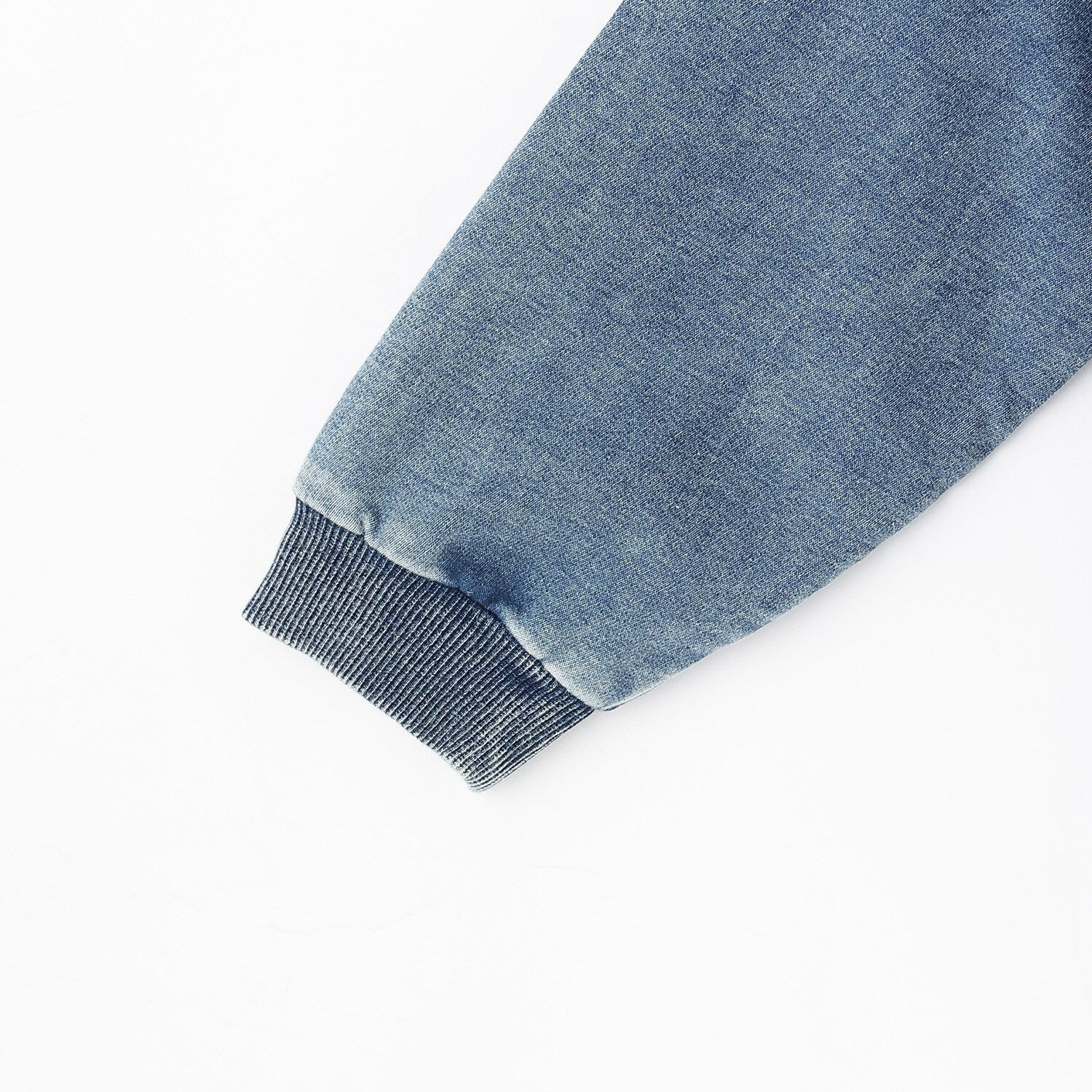 配色切替ロゴ刺しゅうワンピース