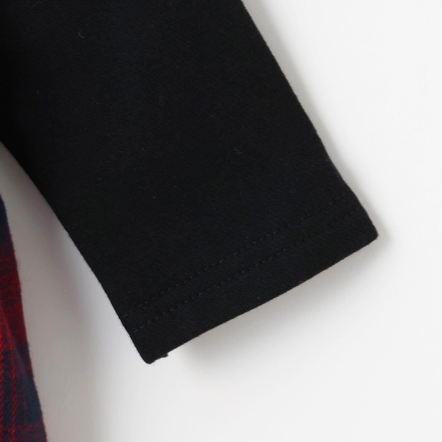 チェックロゴワンピース風カバーオール