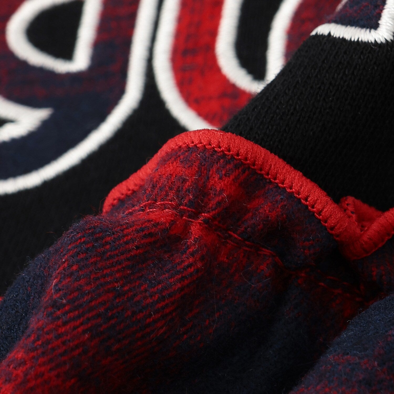 チェックロゴワンピース風カバーオール