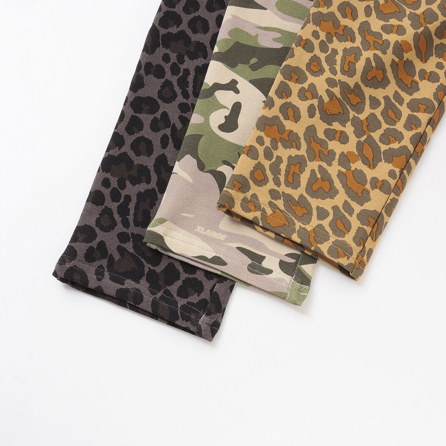 ウエストロゴ総柄レギンス