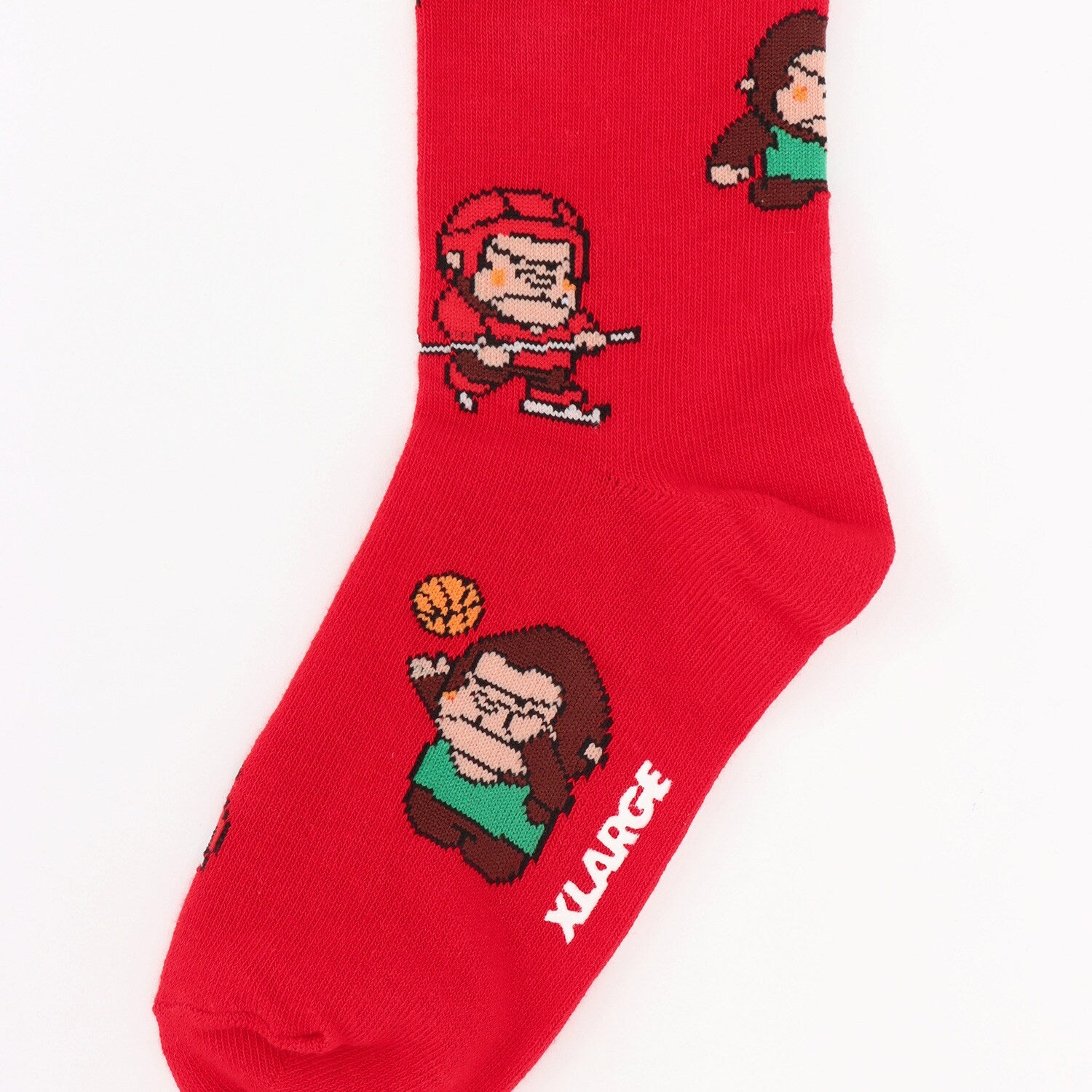 スポーツファニーゴリラクルーソックス