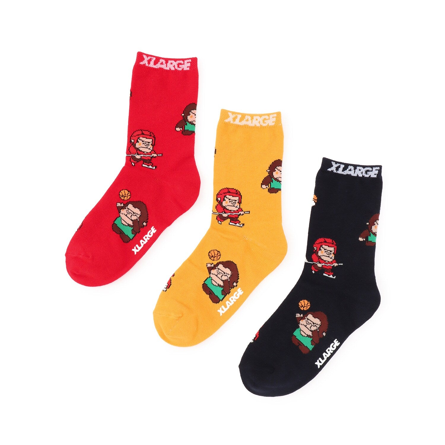 スポーツファニーゴリラクルーソックス