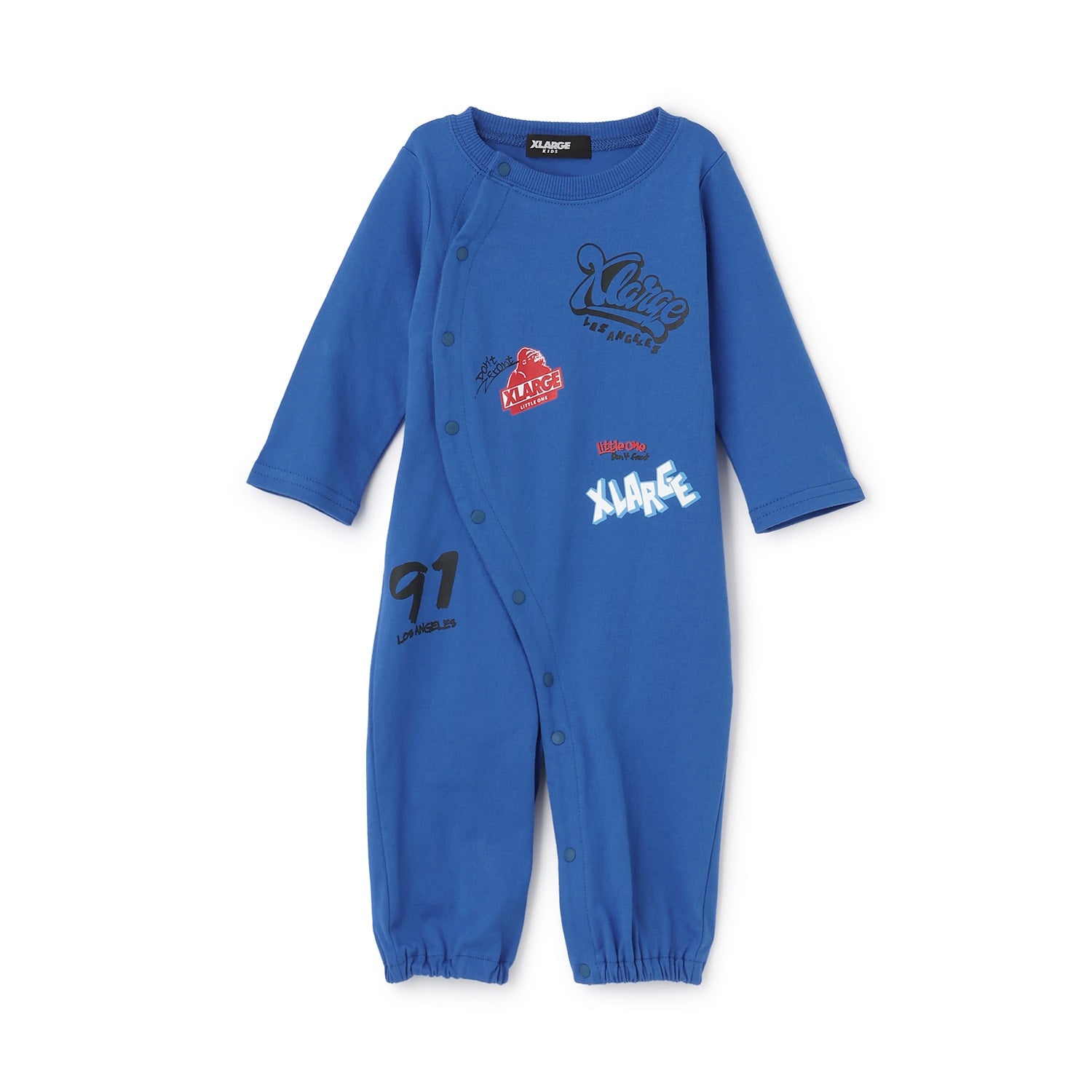 総柄グラフィティ長袖2WAYオール