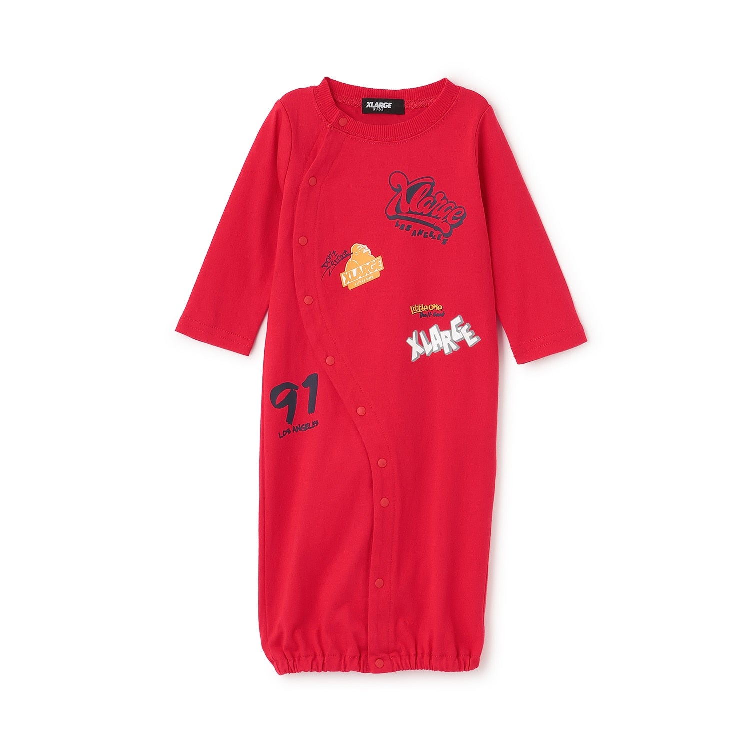 総柄グラフィティ長袖2WAYオール