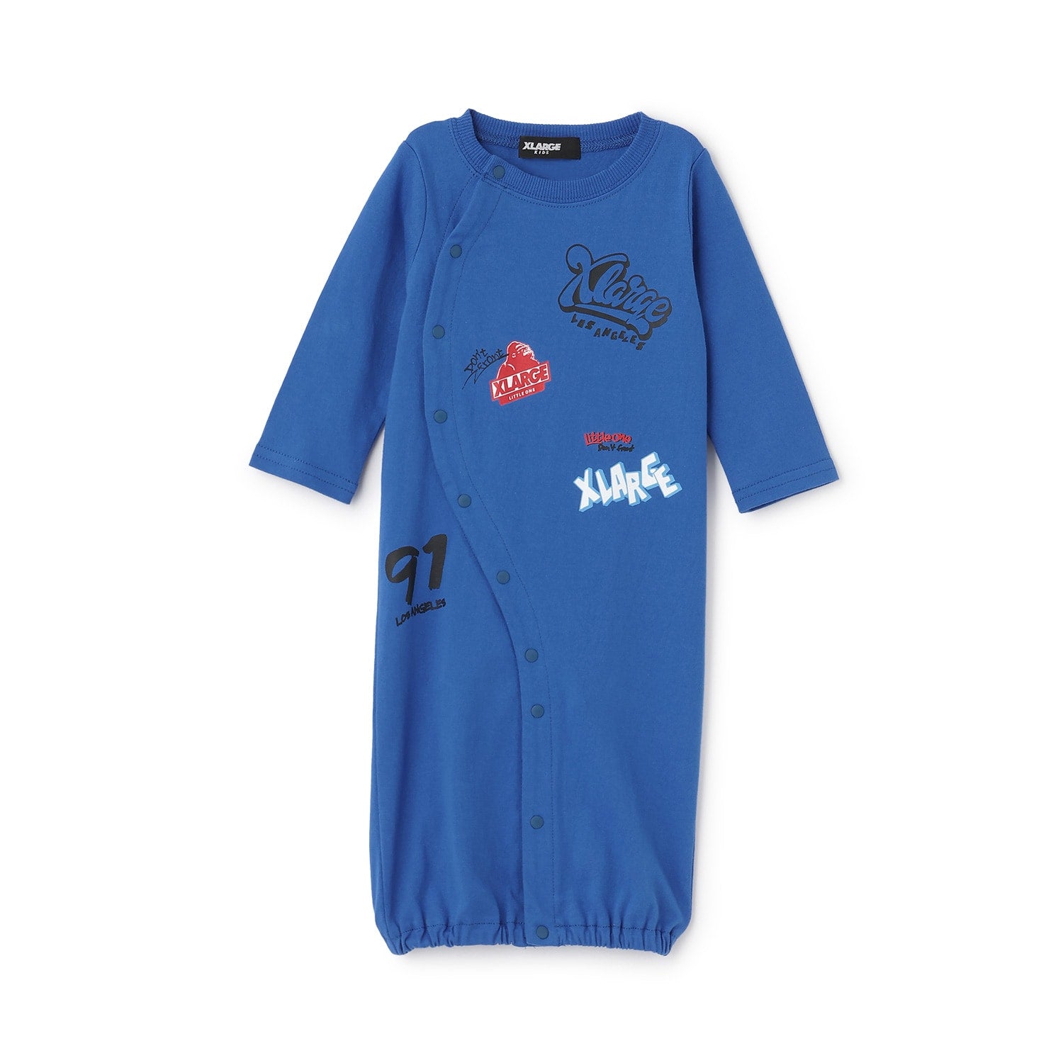 総柄グラフィティ長袖2WAYオール