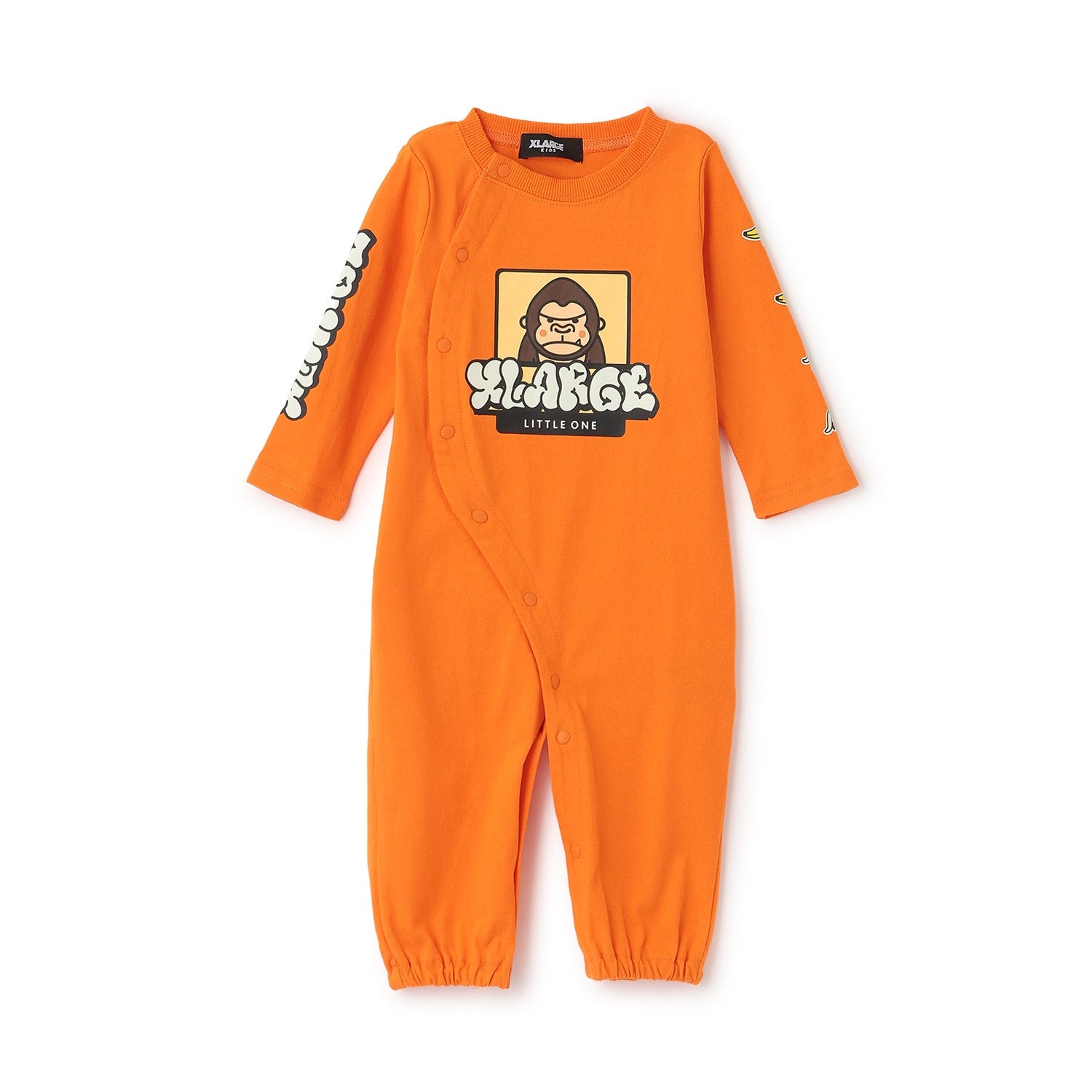 ファニーゴリラ&グラフィティ蓄光プリント長袖2WAYオール