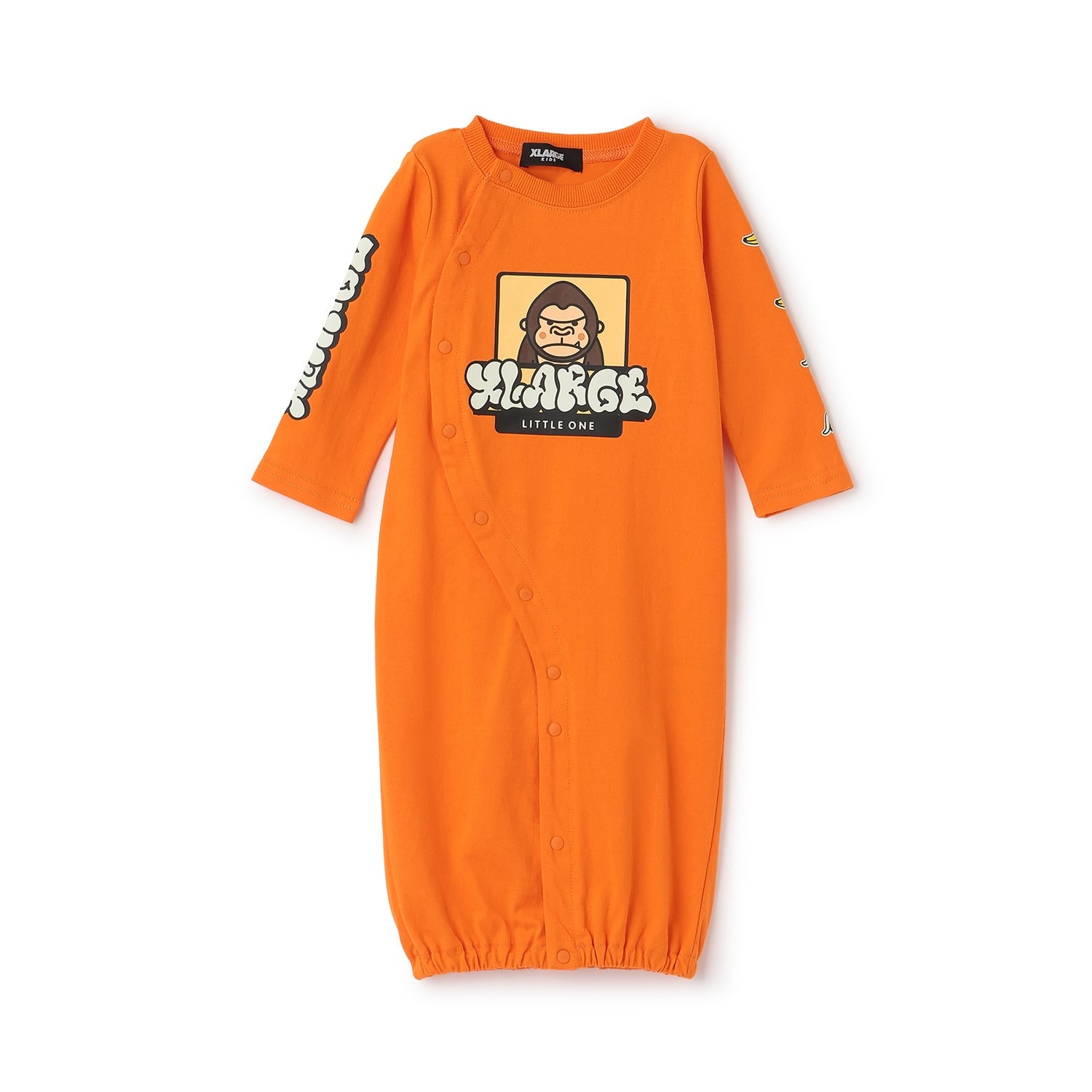 ファニーゴリラ&グラフィティ蓄光プリント長袖2WAYオール