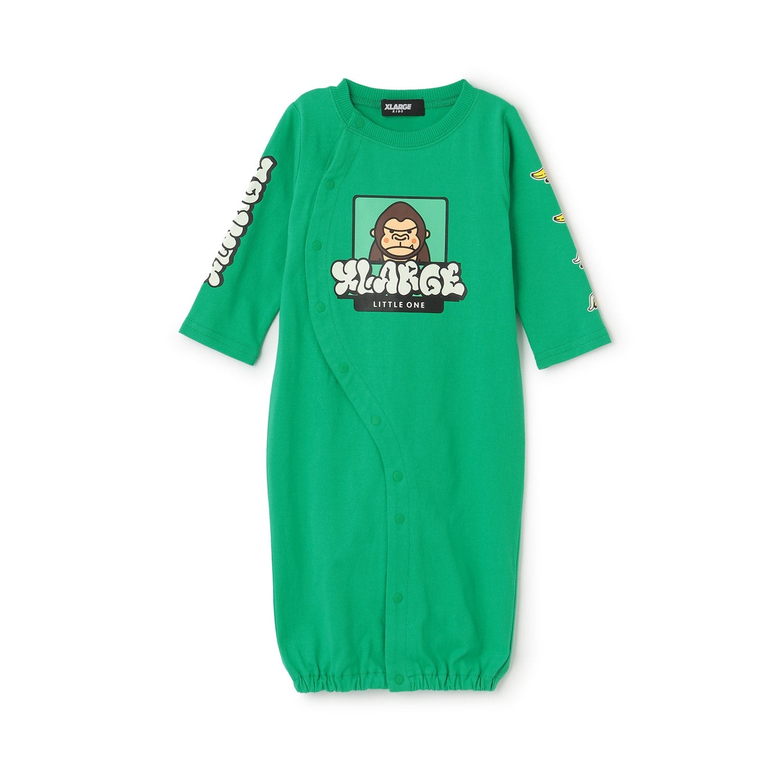 ファニーゴリラ&グラフィティ蓄光プリント長袖2WAYオール