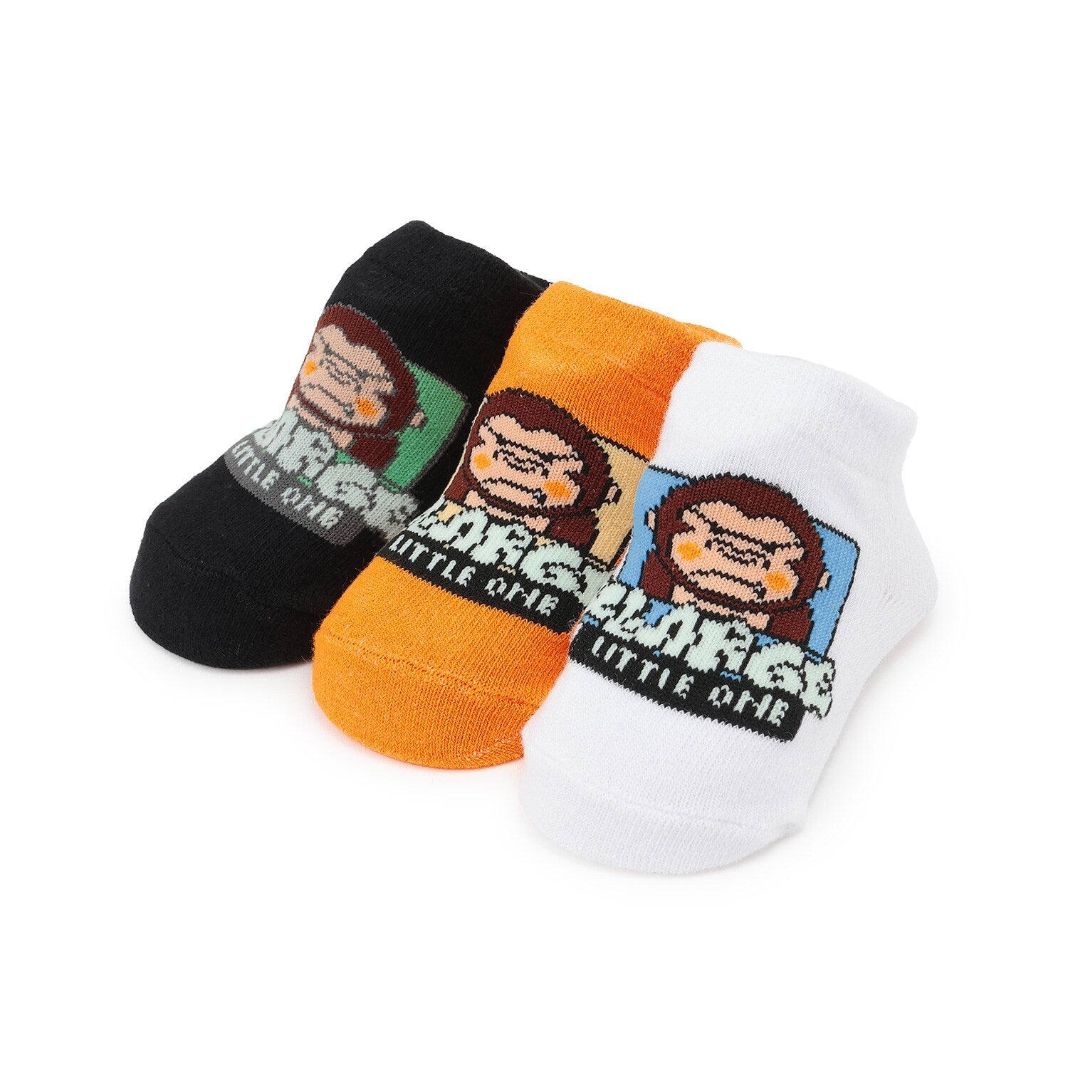 ファニーゴリラ&グラフィティロゴベビーソックス