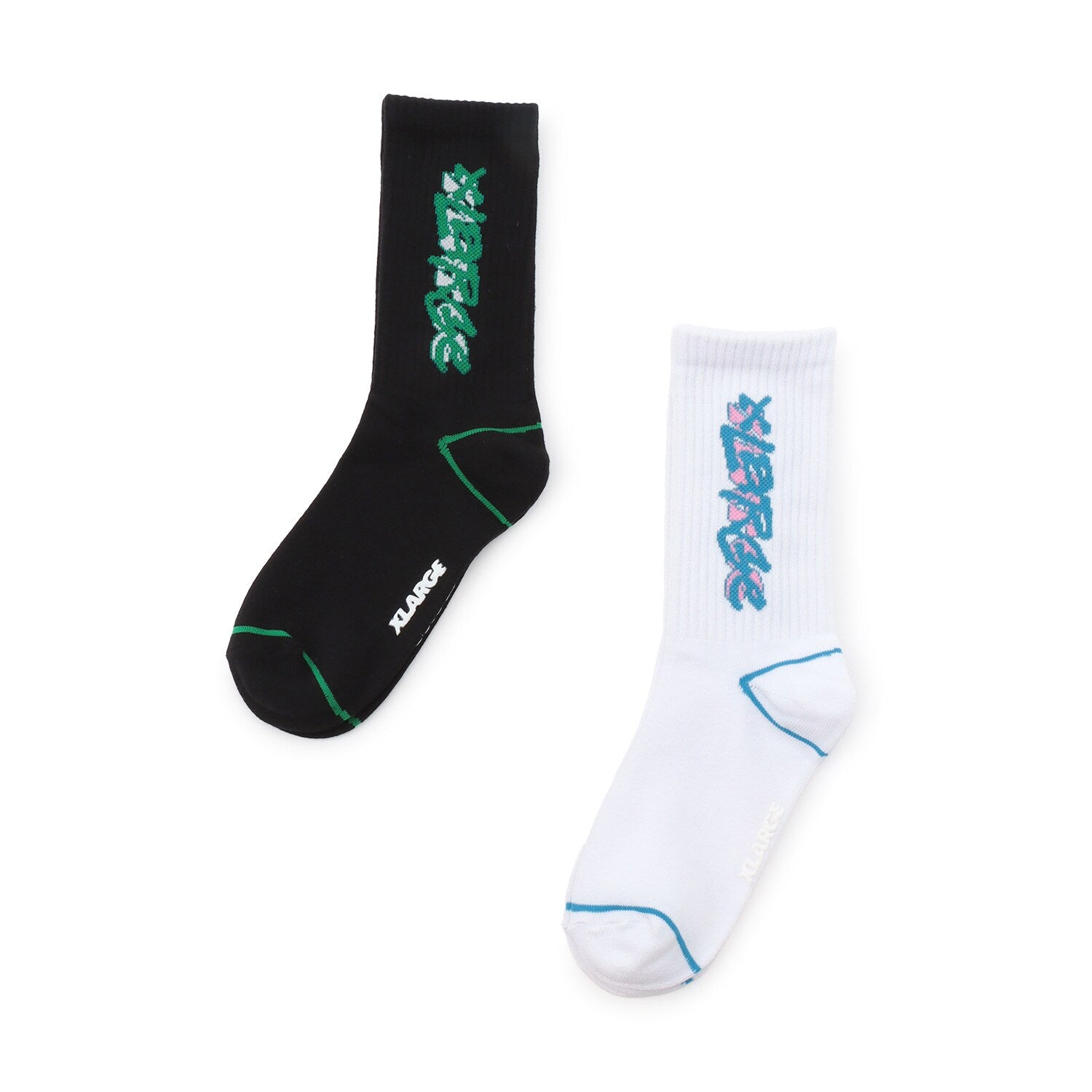 グラフィティロゴクルーソックス