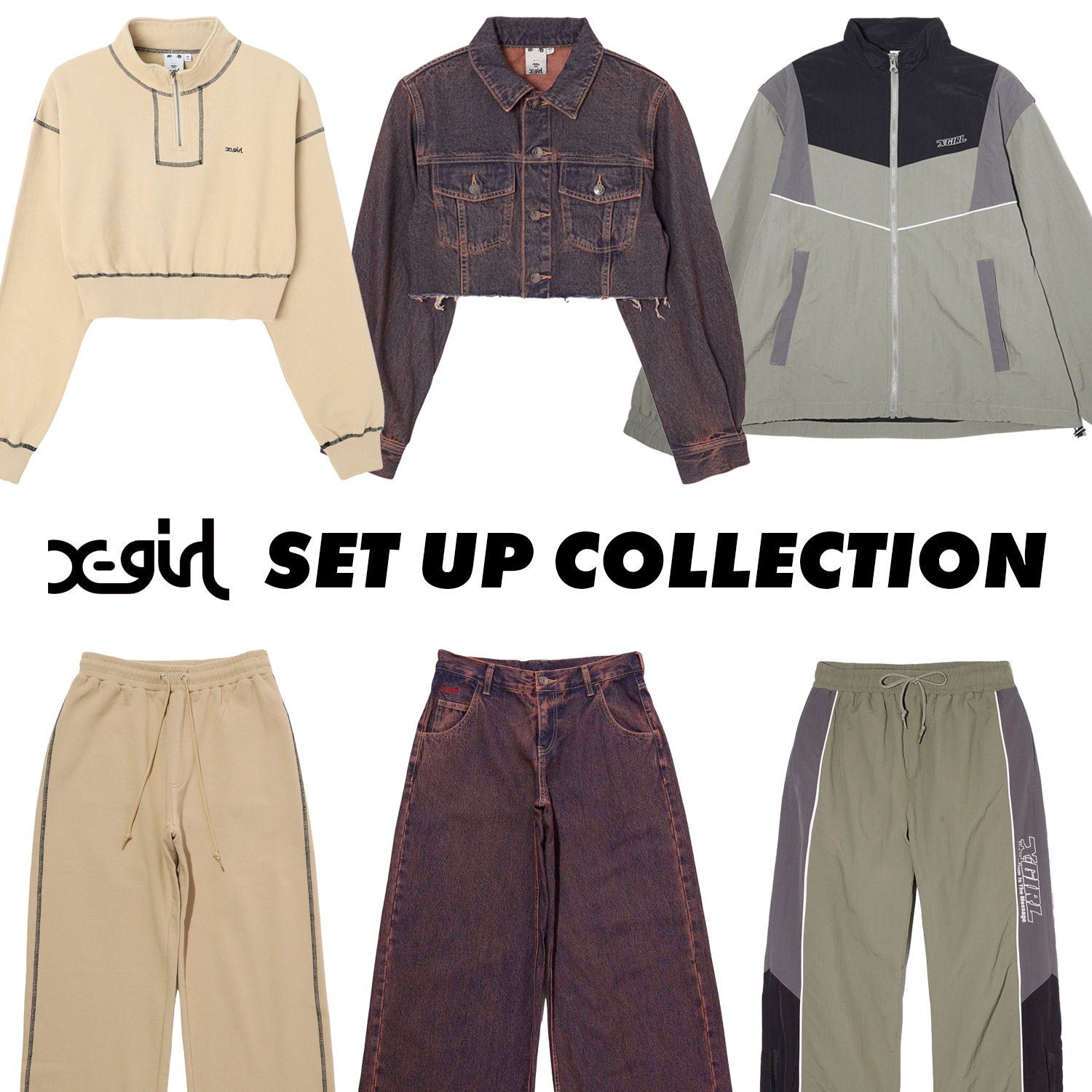 X-girl SET UP COLLECTION – calif（カリフ）公式サイト