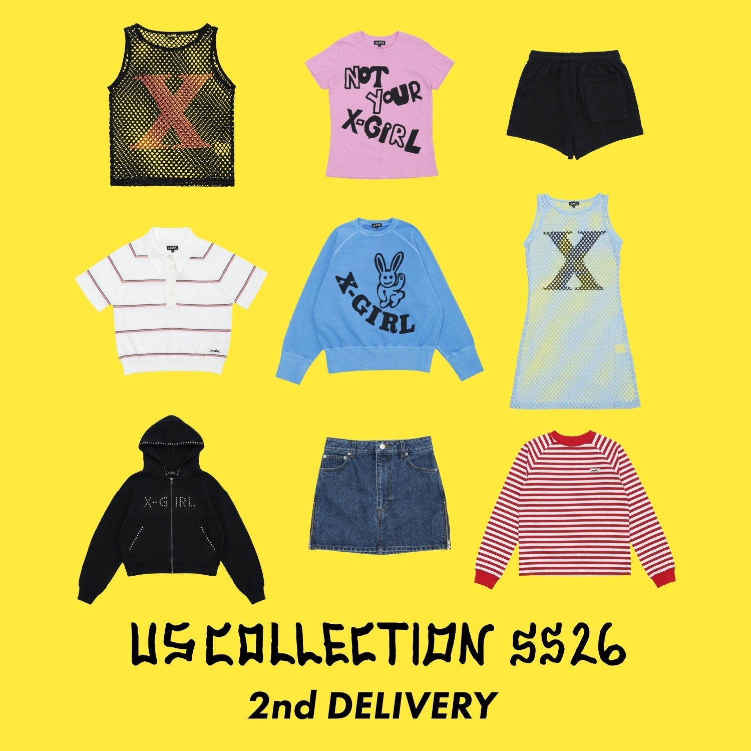 X-girl SHOP NEWS | 3/6㈮ X-girl US COLLECTION 2nd DELIVERY
