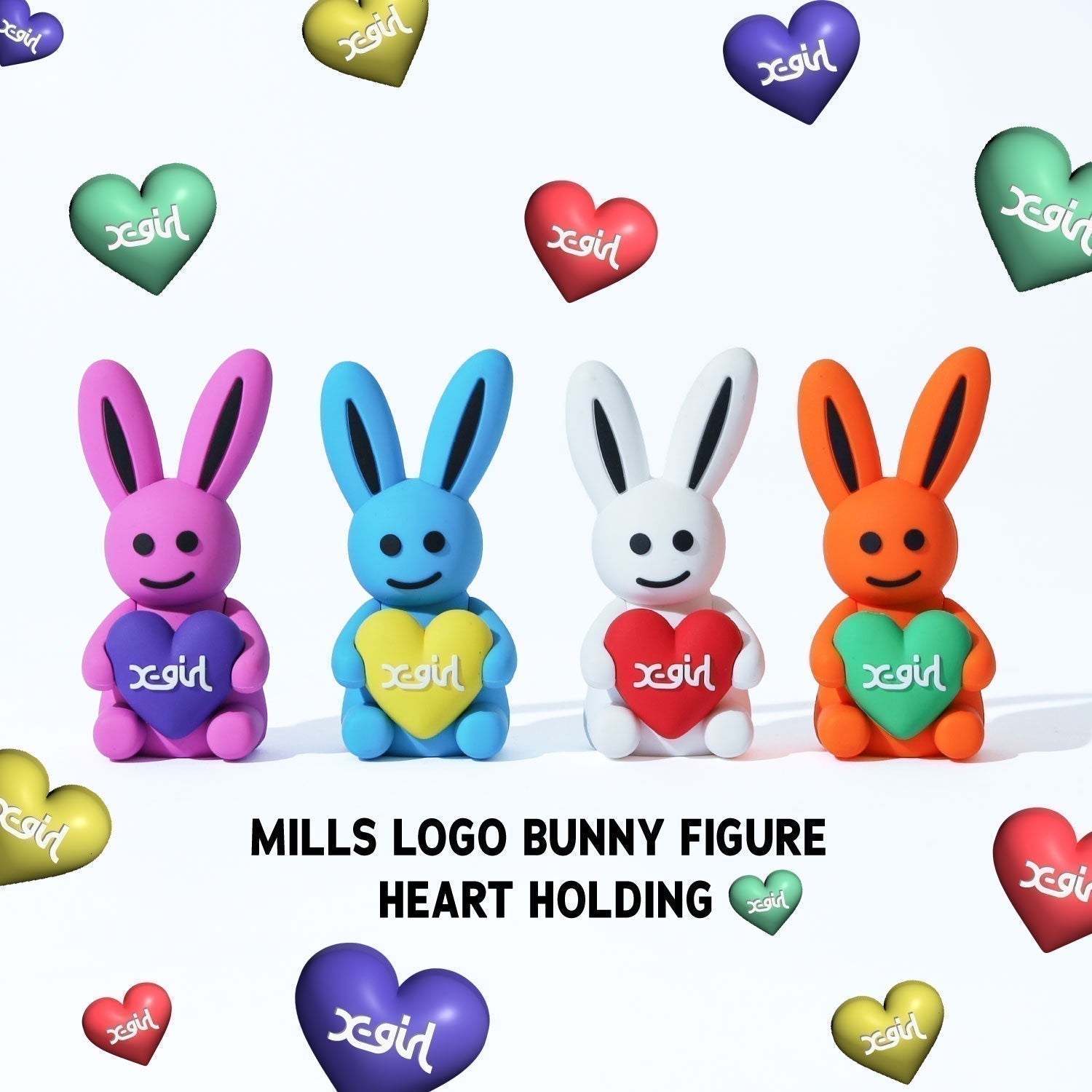 4/17（金）より、MILLS LOGO HEART HOLDING BUNNY FIGURE の販売が決定🐰