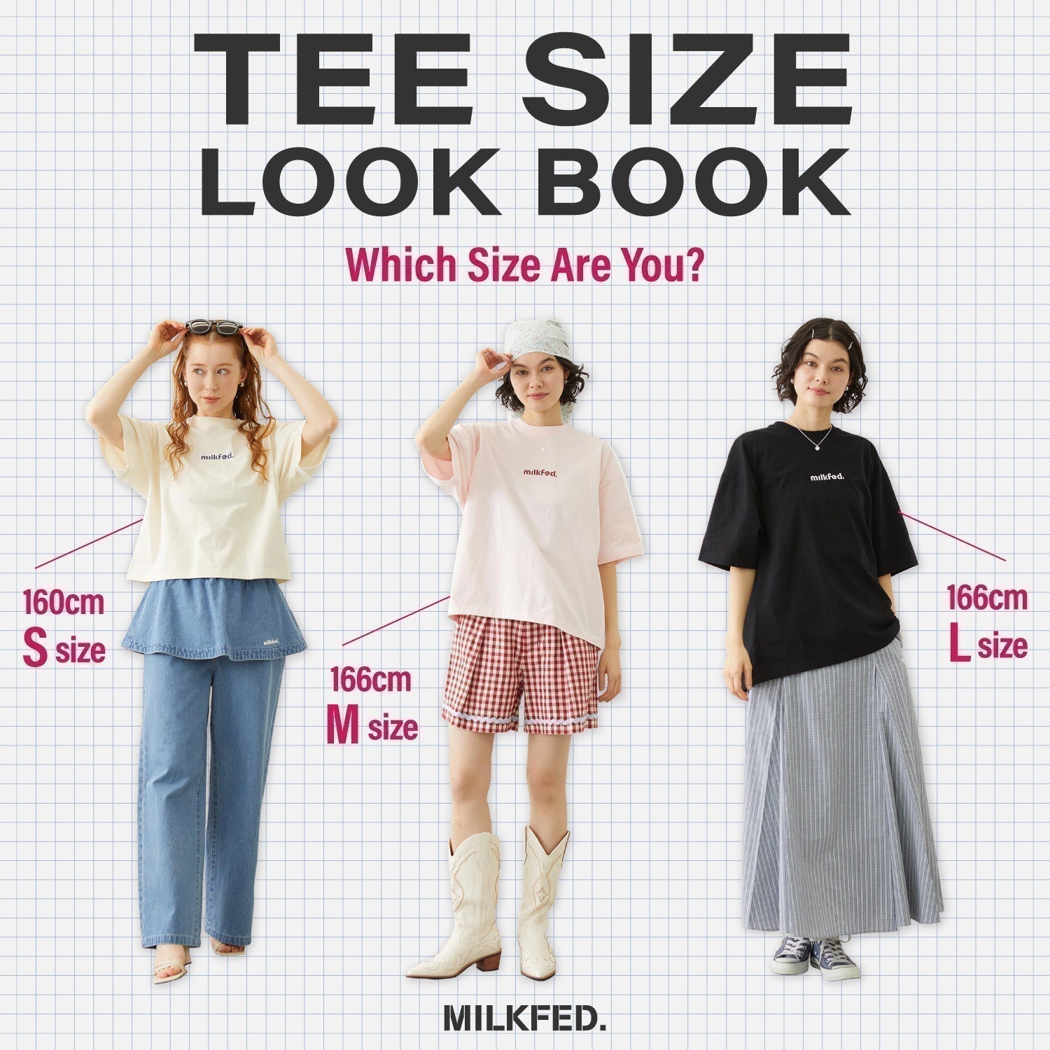 TEE SIZE LOOK BOOK
