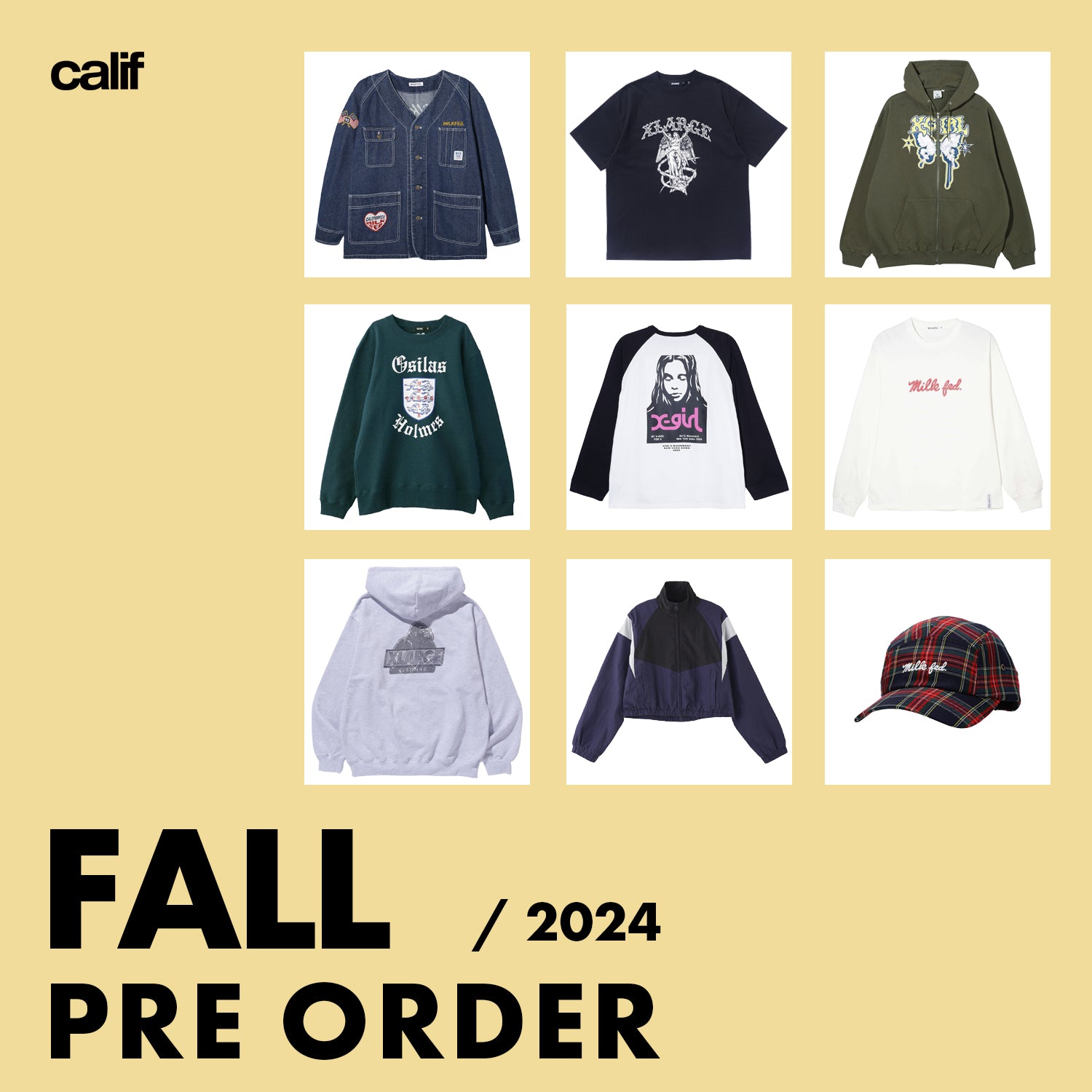 calif 2024 FALL PRE ORDER