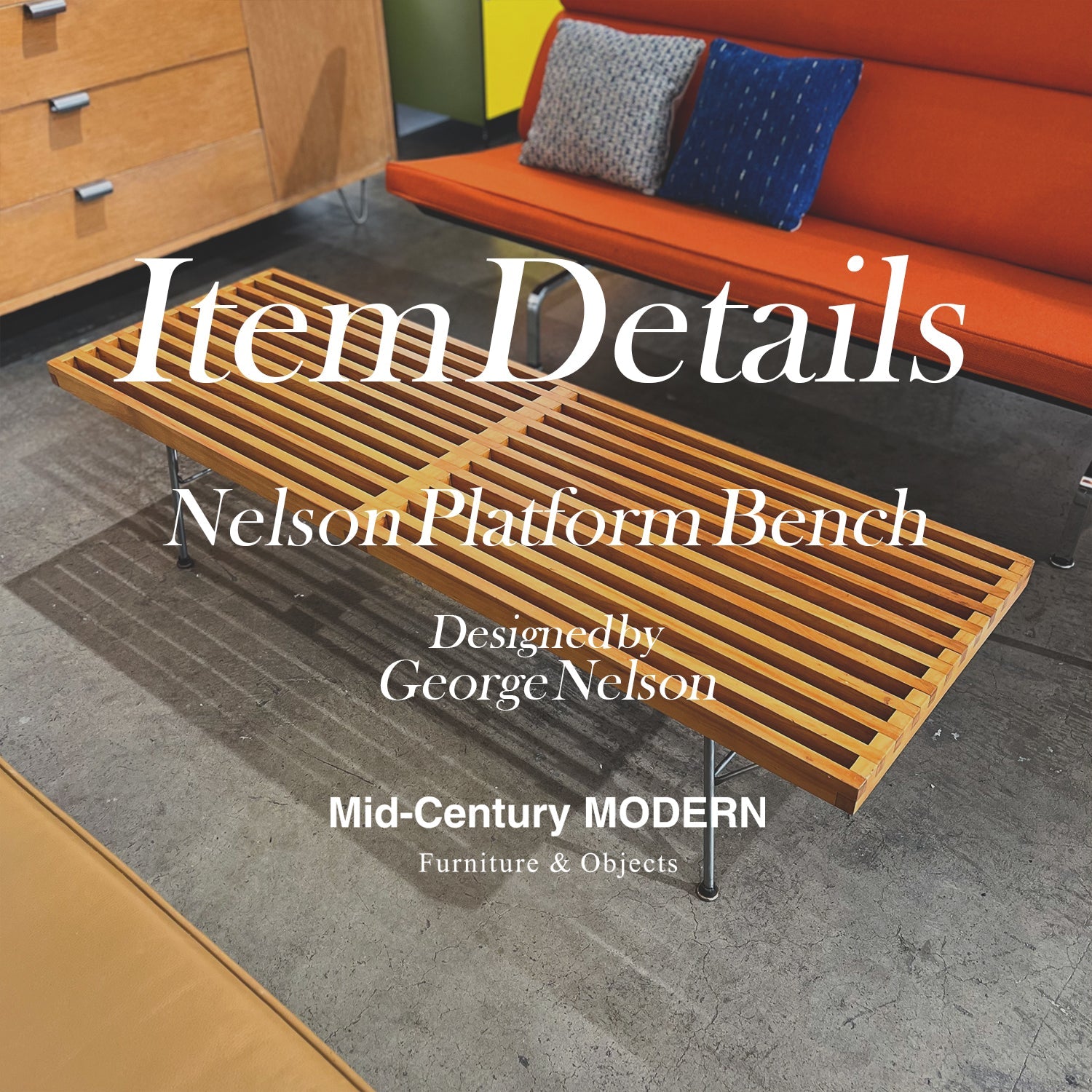 Item Details Nelson Platform Bench