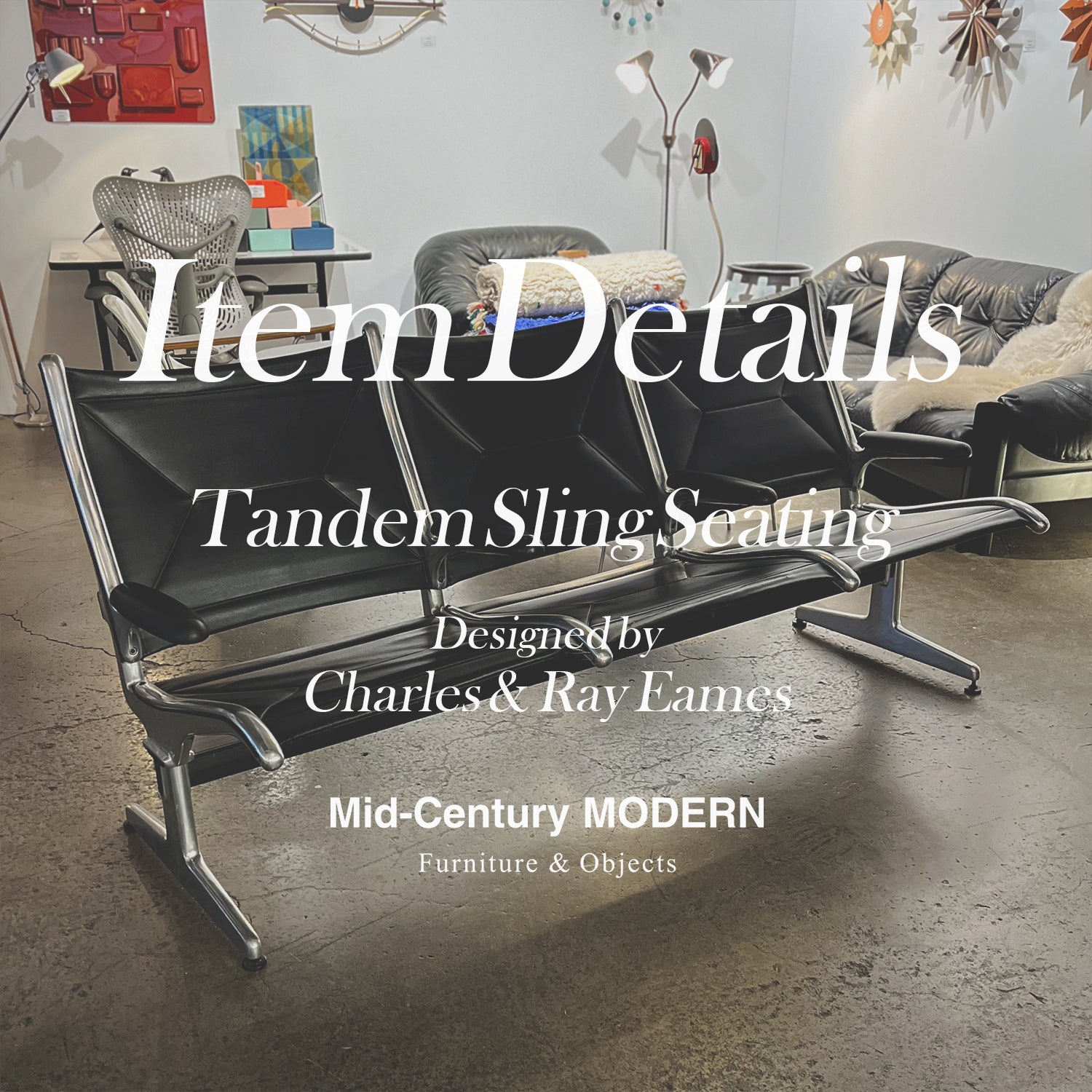 Item Details Eames Tandem Sling Seating