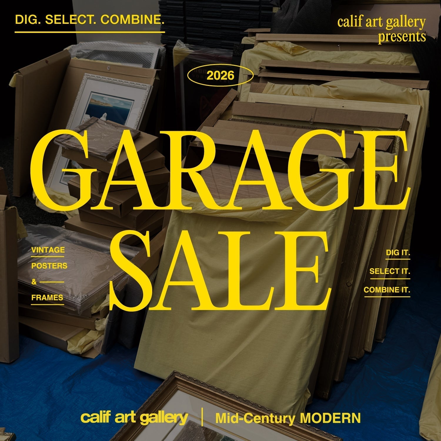 GARAGE SALE -Vintage Posters & Frames at Special Prices- 開催