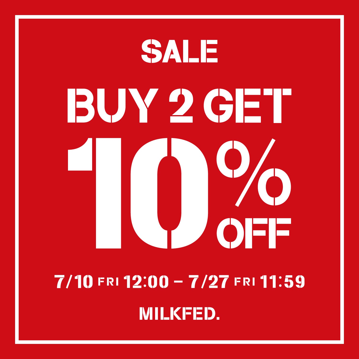 2026 SUMMER SALE MILKFED.