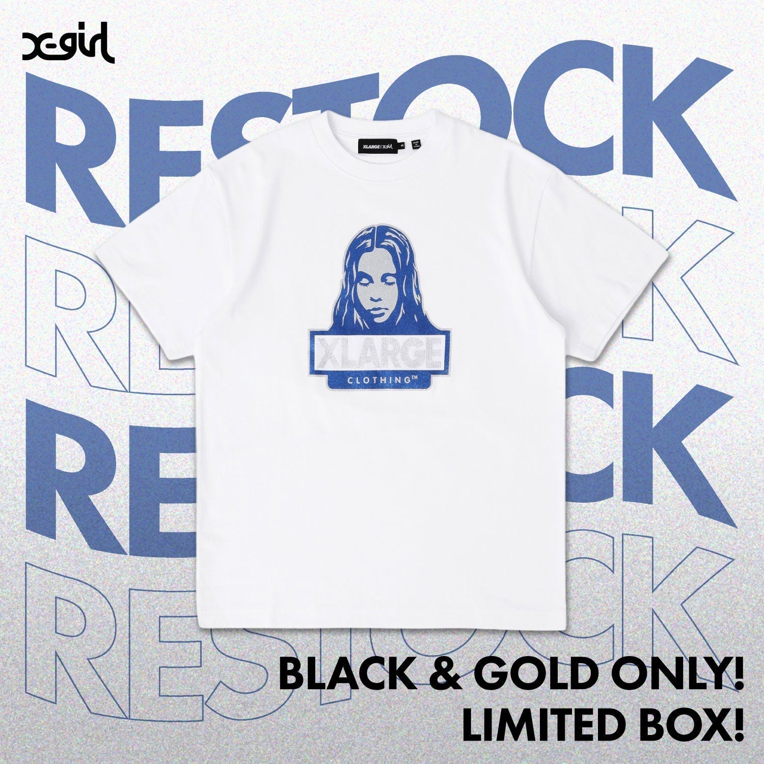 2026.7.10 RESTOCK！【BLACK & GOLD ONLY】XLARGE × X-girl LIMITED BOX