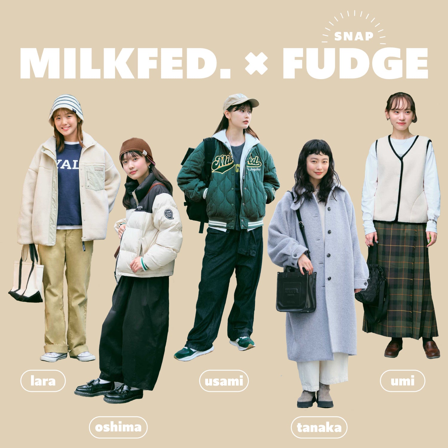 MILKFED.×FUDGE.JPのSPECIAL SNAP