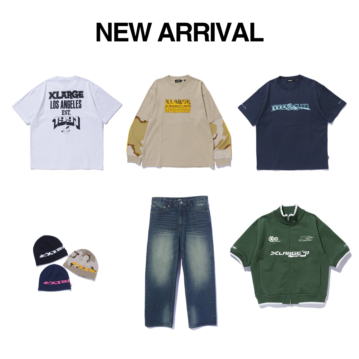 4.3(金) XLARGE新作アイテムのご紹介