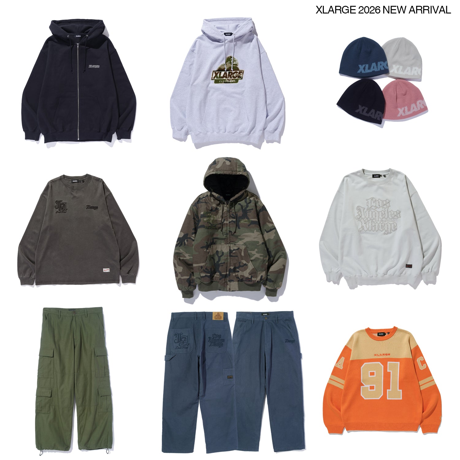 1.1(木) XLARGE新作アイテムのご紹介