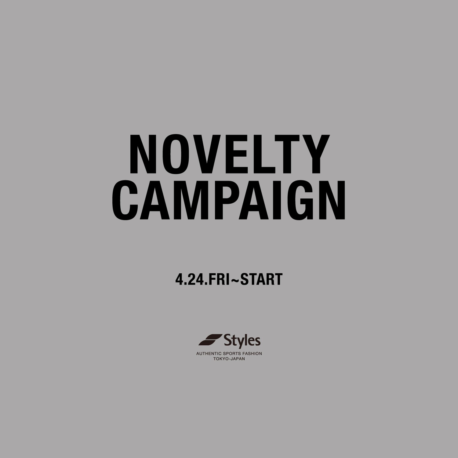Styles NOVELTY CAMPAIGN