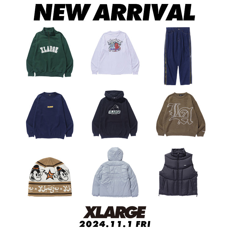 11.1（金）XLARGE新作ラインナップのご紹介