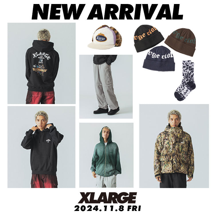 11.8（金）XLARGE新作ラインナップのご紹介