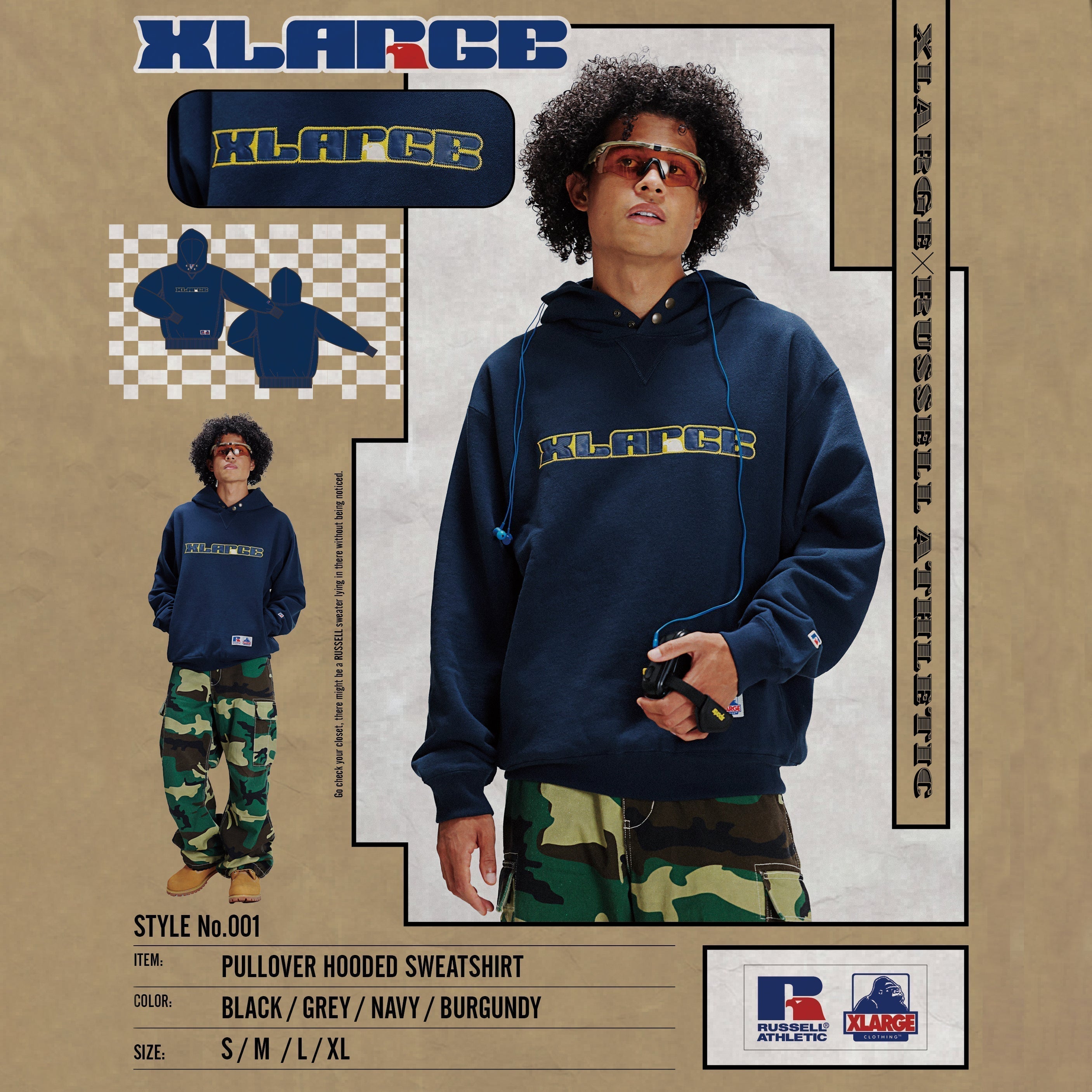 11.14(金) XLARGE × RUSSELL ATHLETIC