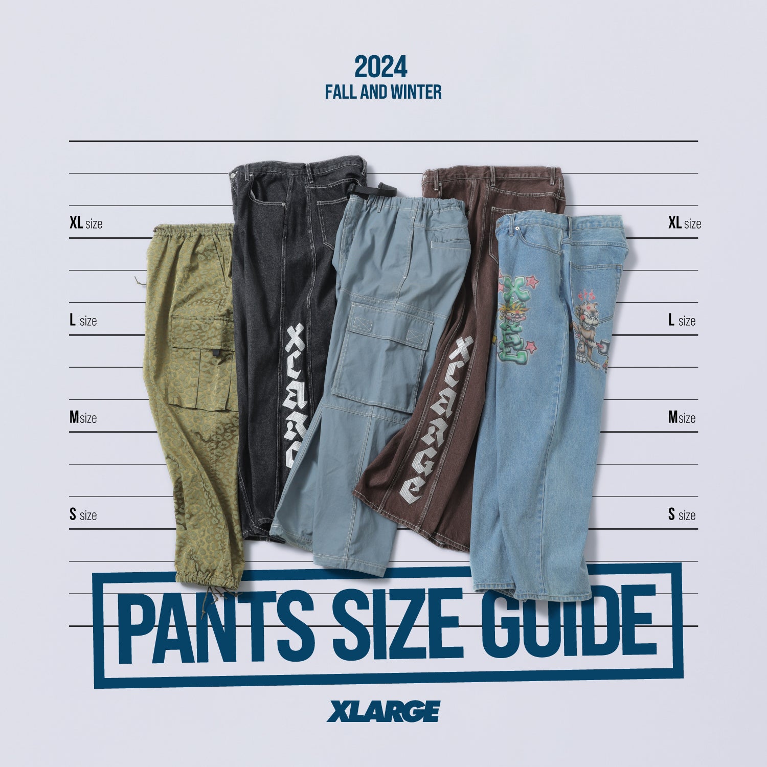 2024 FALL&WINTER | PANTS SIZE GUIDE