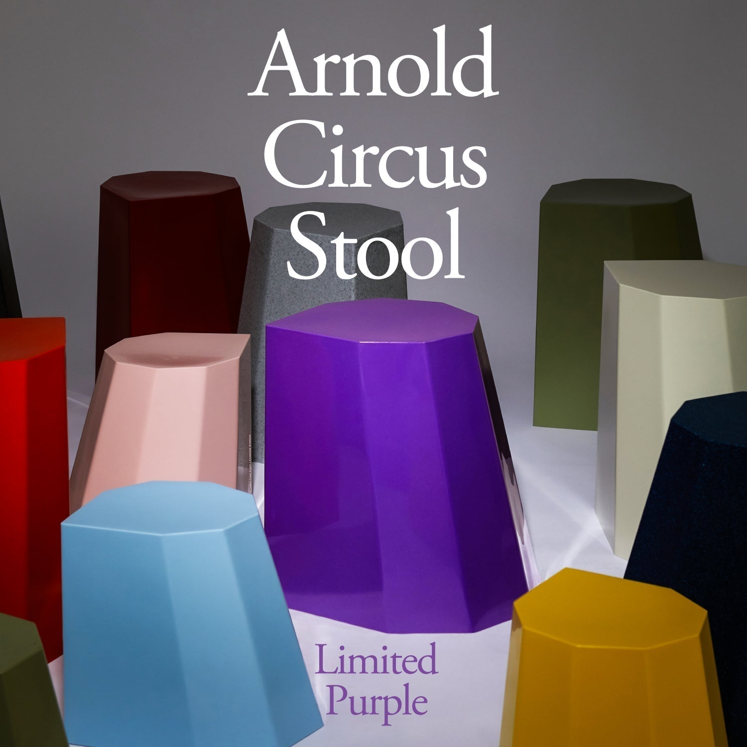 Arnold Circus Stool Limited Purple
