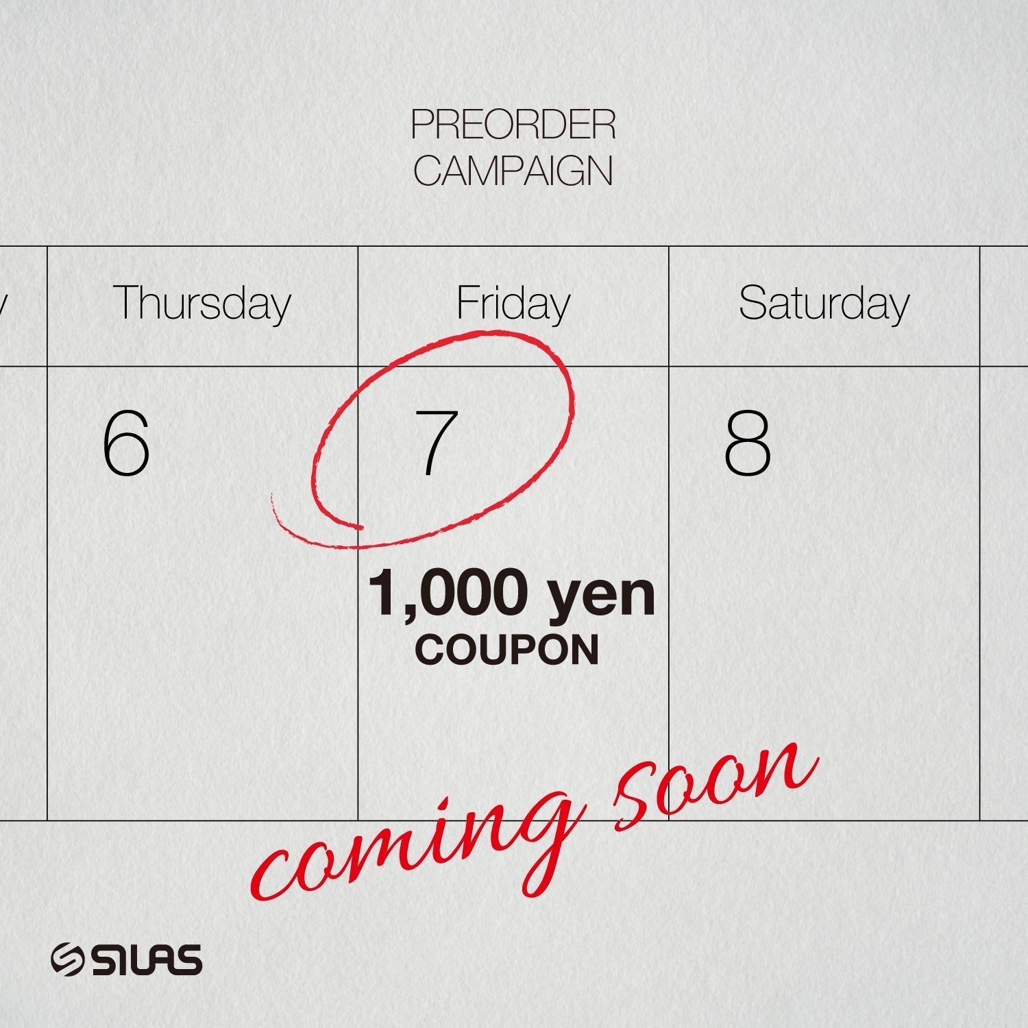 ＜予告＞PRE ORDER CAMPAIGN