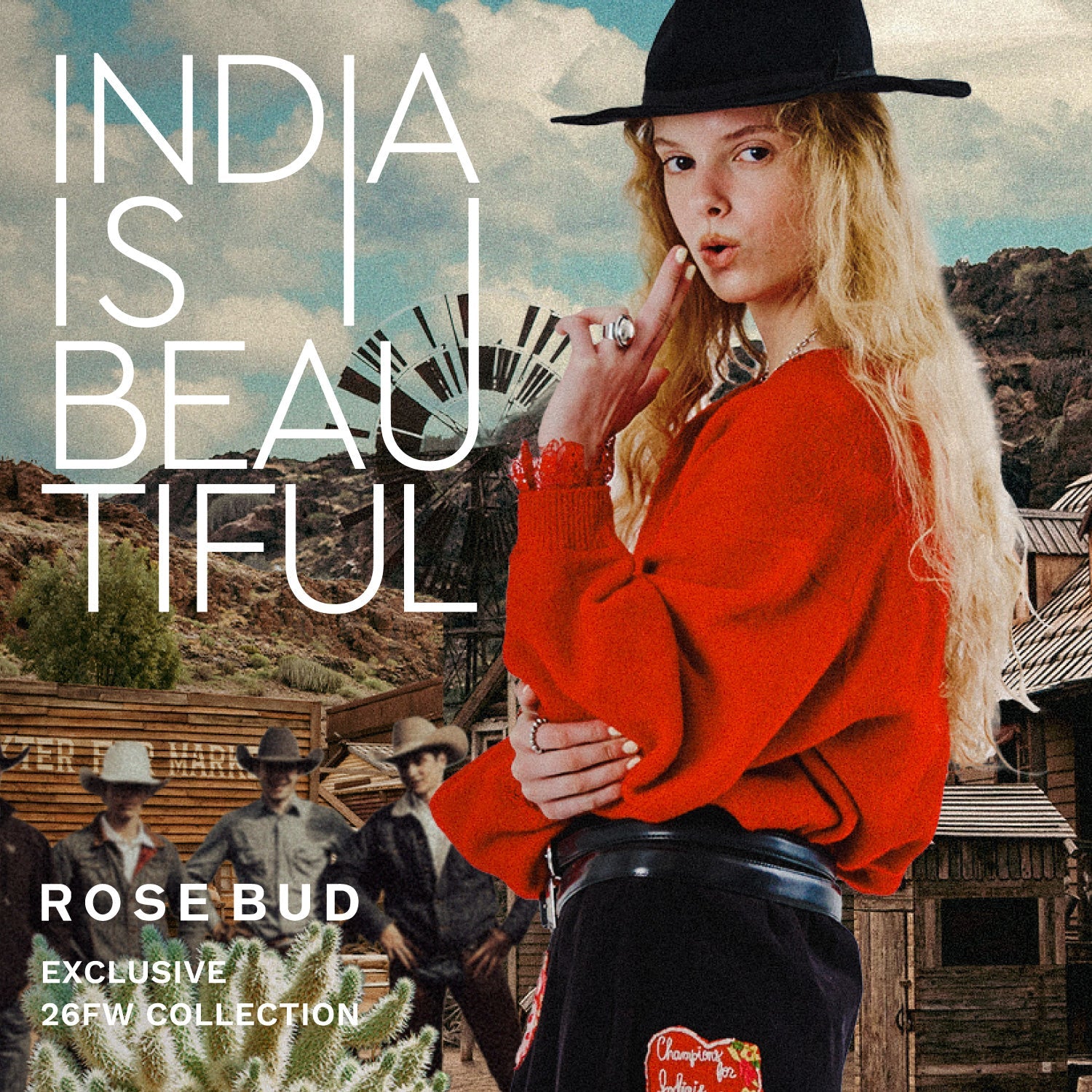 INDIA IS BEAUTIFUL ROSE BUD EXCLUSIVE 26FW COLLECTION
